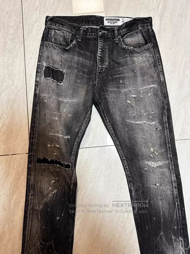 Neighborhood Neighborhood size M Bullet Hole King Denim Pants Size US 27 - 1 Thumbnail