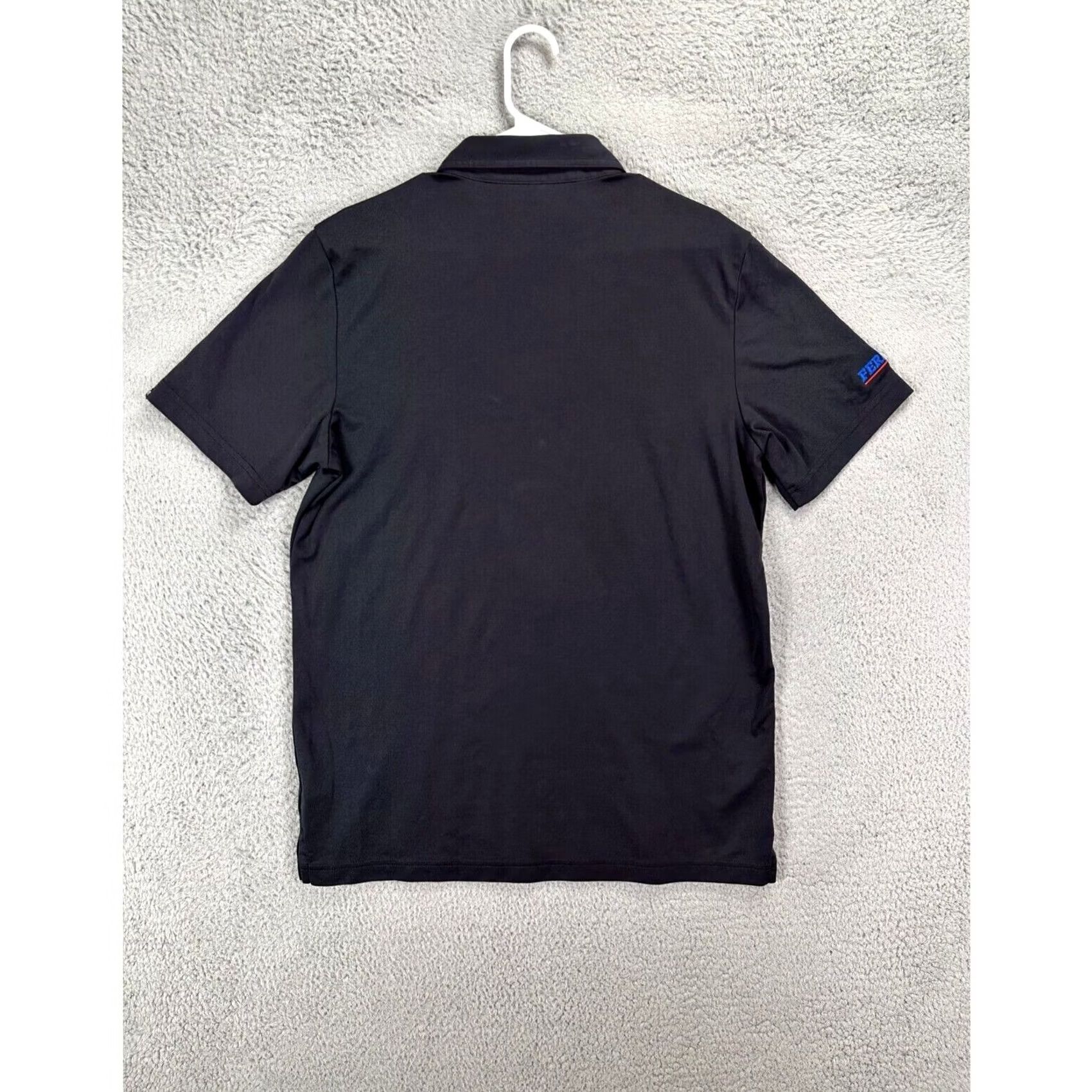 TravisMathew Travis Mathew Polo Shirt Mens Large Black Pima Cotton Blend Golf Rugby Short Sleeve Size US L / EU 52-54 / 3 - 2 Thumbnail