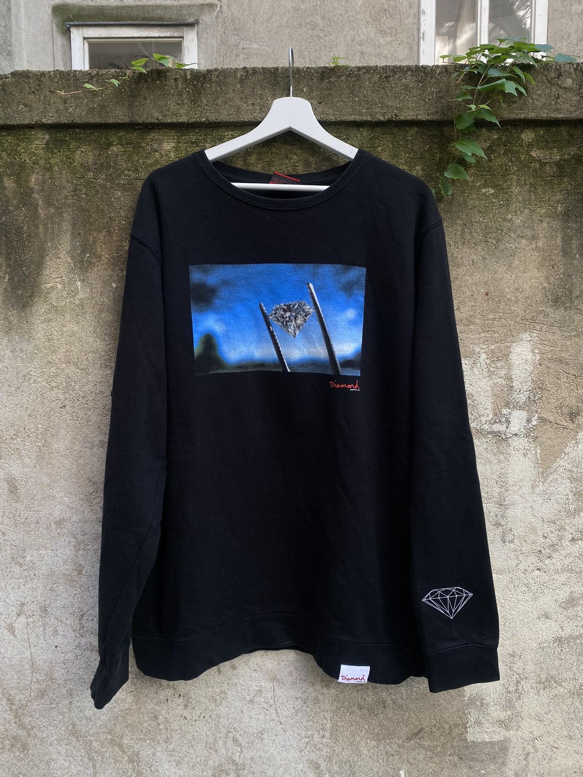 Vintage Diamond Big Logo Sweatshirt