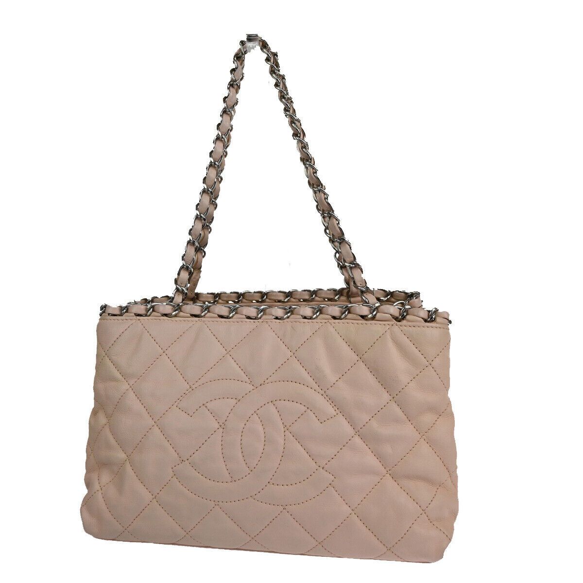 image of Chanel Luxury Line Shoulder in Pink, Women's