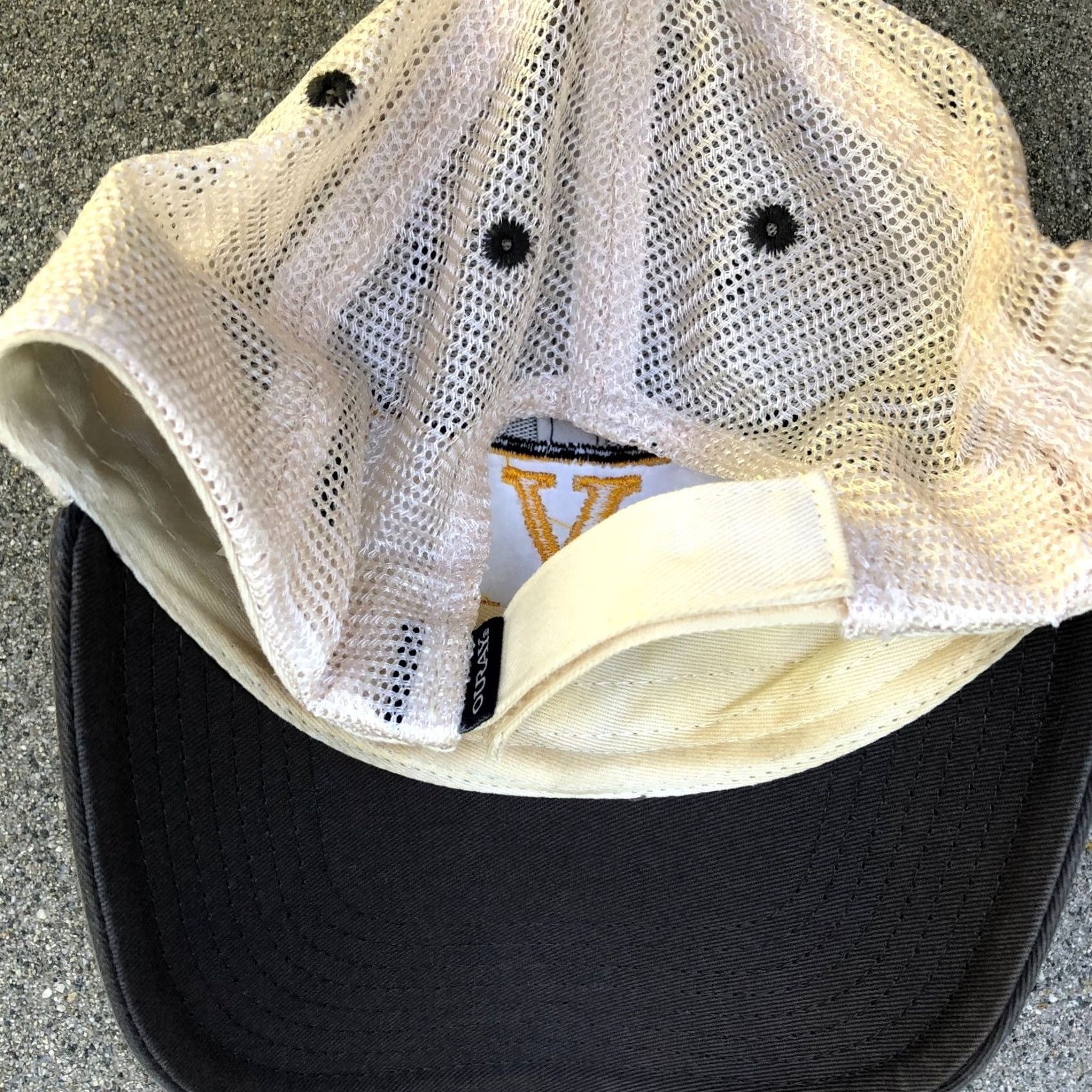 Vintage Vintage OURAY Ventura Track & Field Trucker Hat Men's Grey Cap Adjustable Size ONE SIZE - 4 Thumbnail