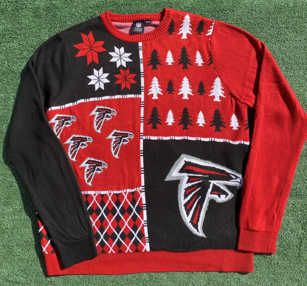 NFL Atlanta Falcons NFL Holiday Christmas Sweater Mens Size 2XL Size US XXL / EU 58 / 5 - 1 Thumbnail