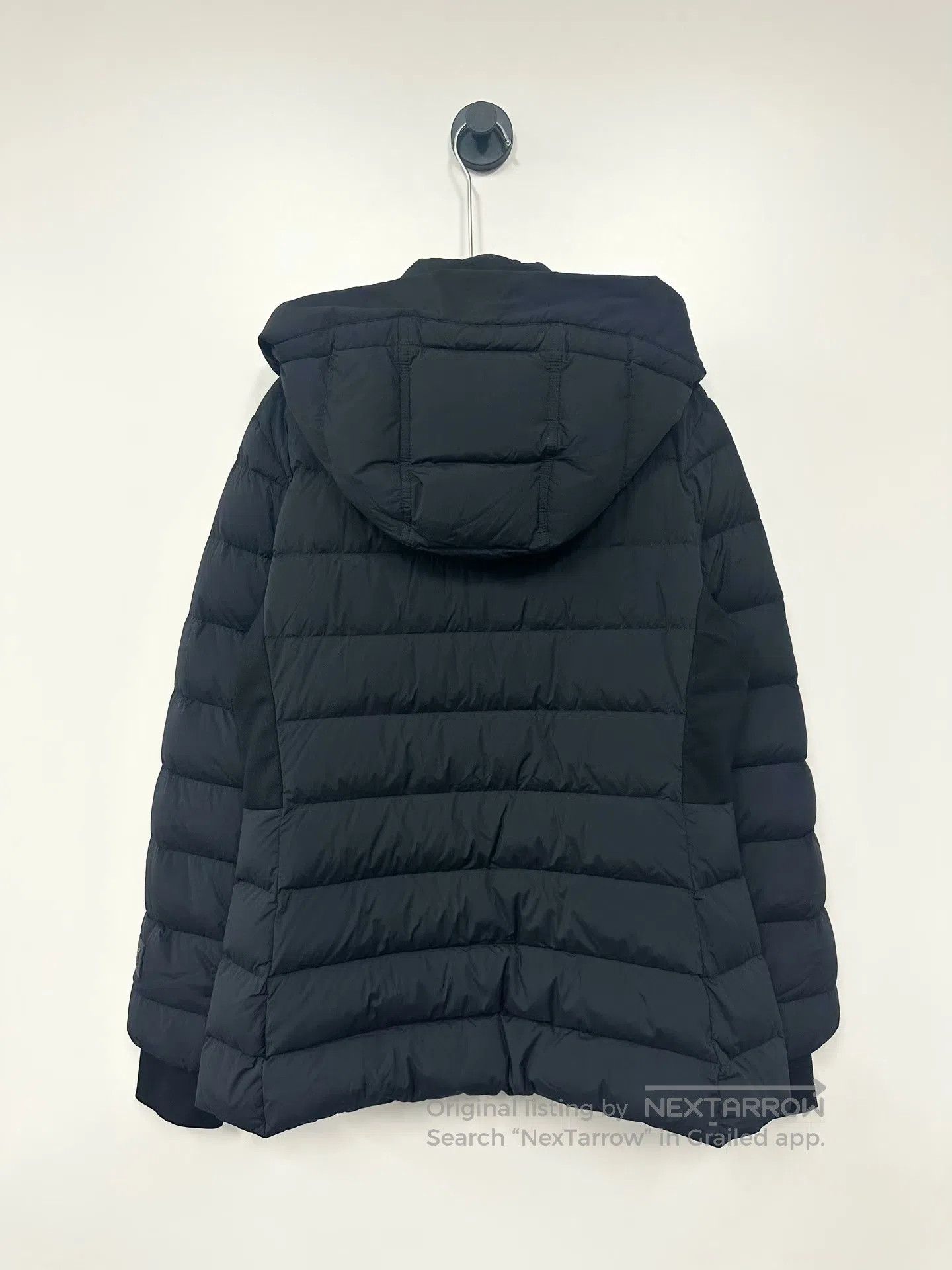 Burberry Burberry Black Zip Hooded Down Jacket| Size L / US 10 / IT 46 - 2 Thumbnail