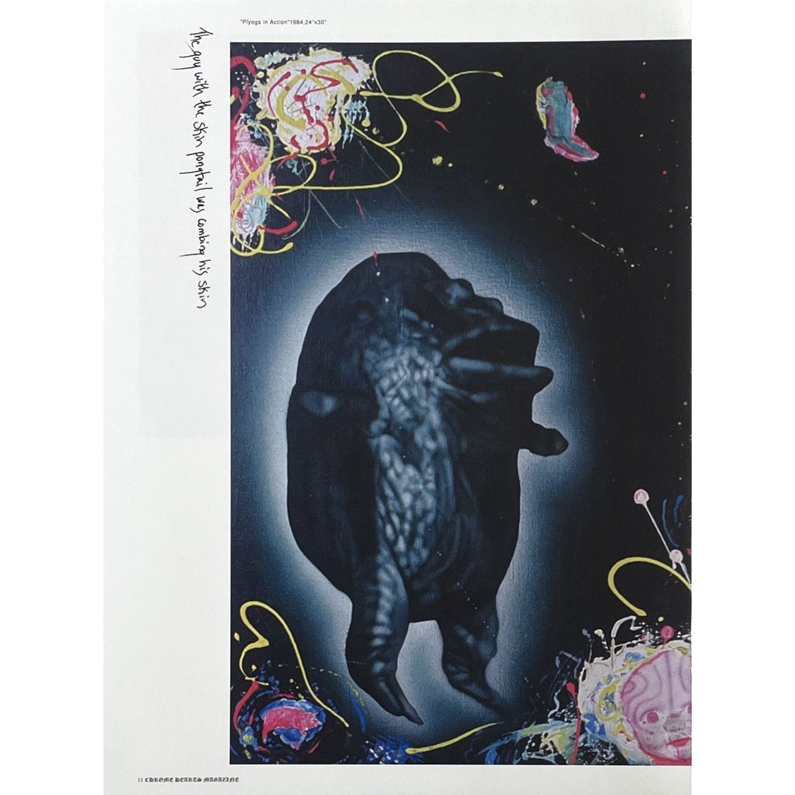 Chrome Hearts × Japanese Brand × Vintage Chrome Hearts rare photo Framed poster 9x11 Size ONE SIZE - 2 Thumbnail