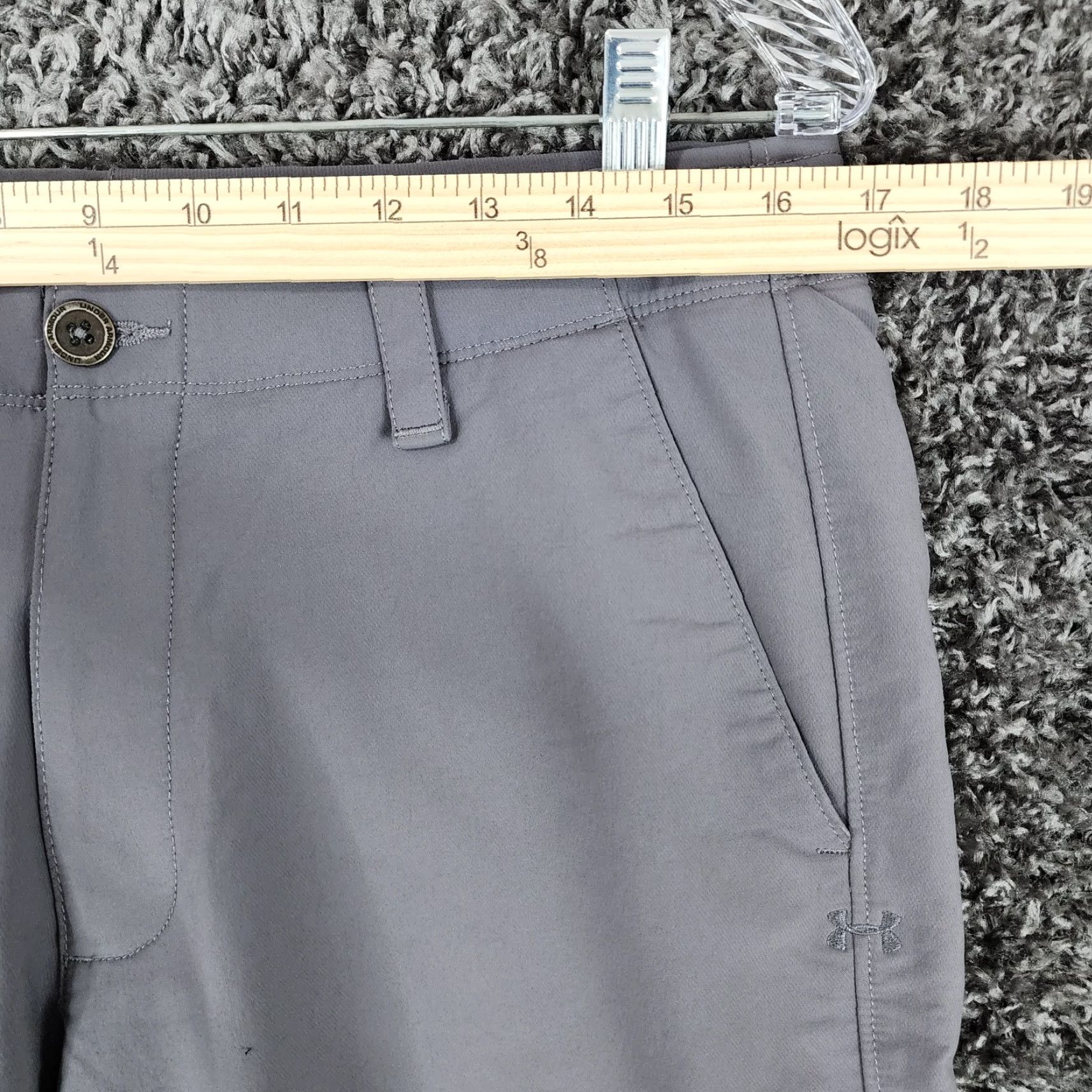 Under Armour Under Armour Mens Pants Gray Chino Straight Leg 34x32 Regular Size 34 Gray Men Size US 34 / EU 50 - 4 Thumbnail