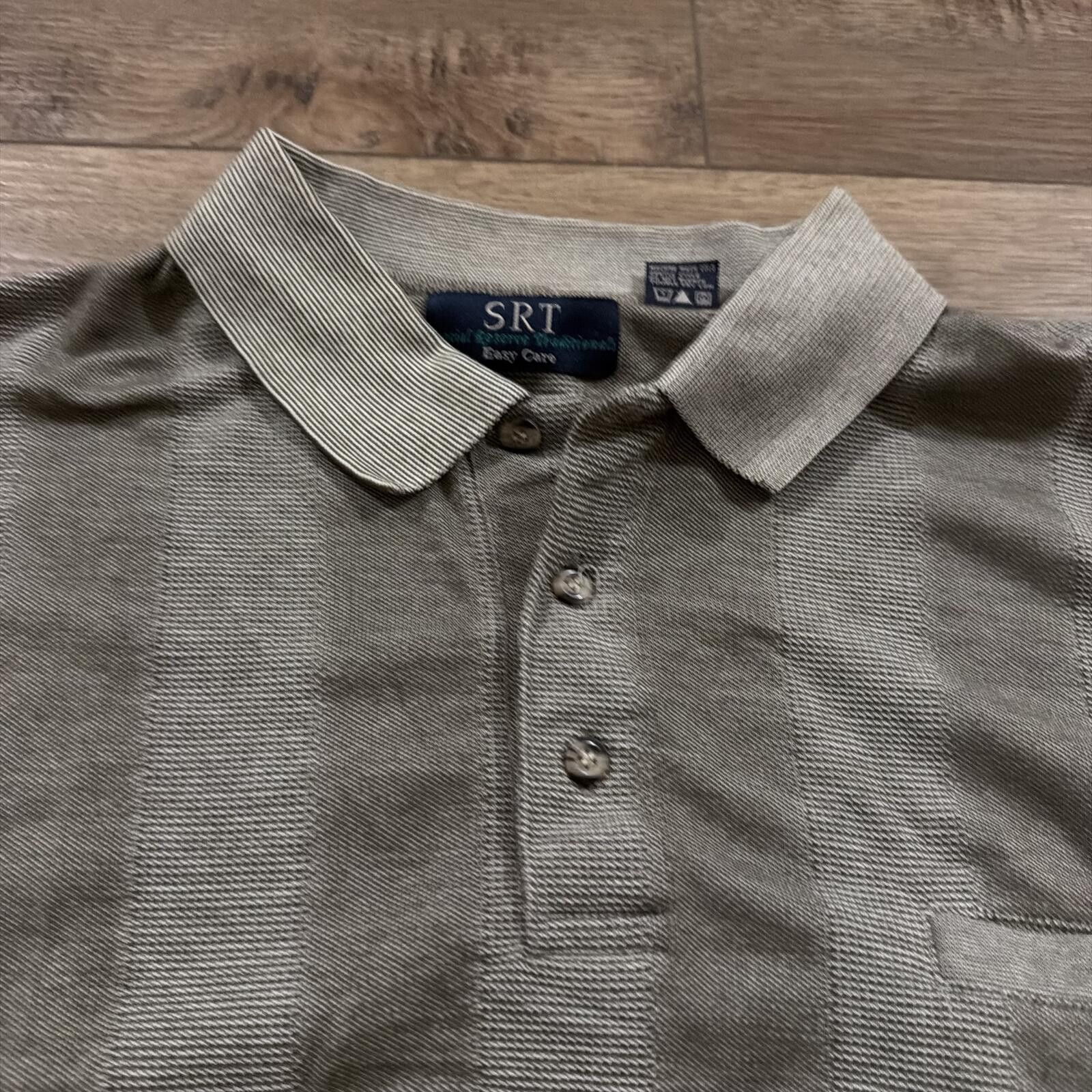 Other Vintage 90s Knit Polo Pullover Sweater Striped SRT Preppy 2X Size US XXL / EU 58 / 5 - 2 Thumbnail