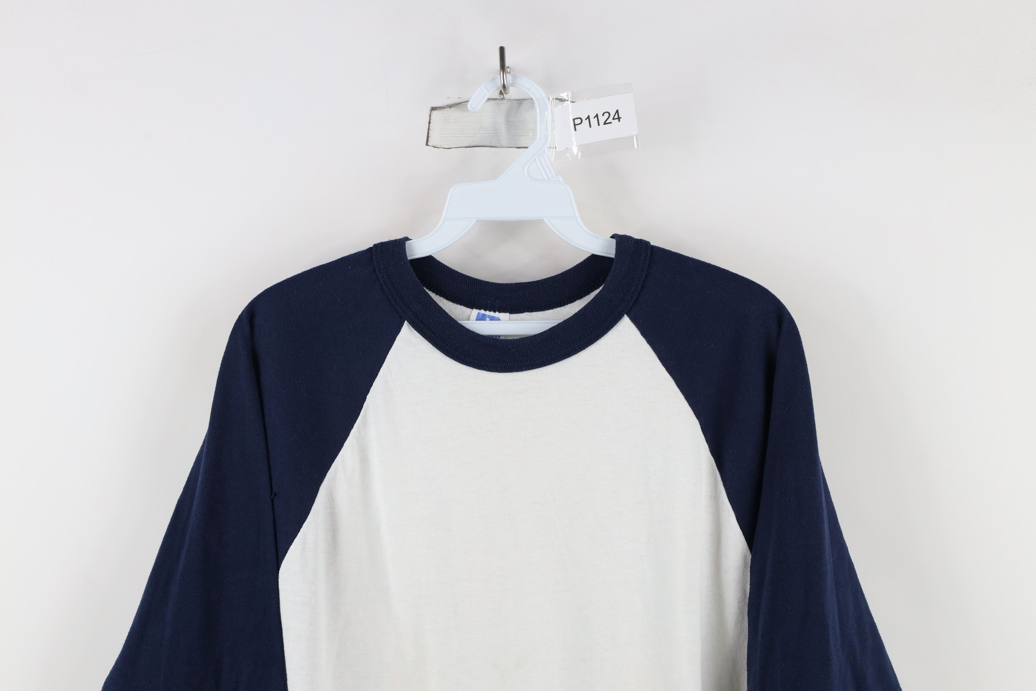 Russell Athletic × Vintage Vintage 80s 90s Russell Athletic Raglan Baseball T-Shirt Size US XL / EU 56 / 4 - 2 Thumbnail