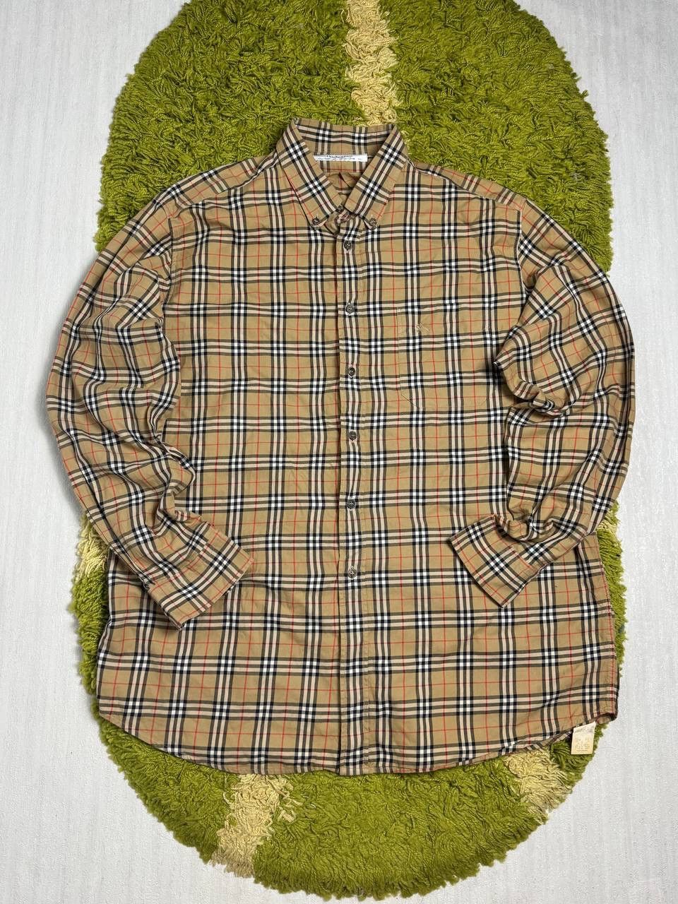 Burberry Burberry Nova Check Button Up Shirt Mens Size XL Size US XL / EU 56 / 4 - 1 Thumbnail