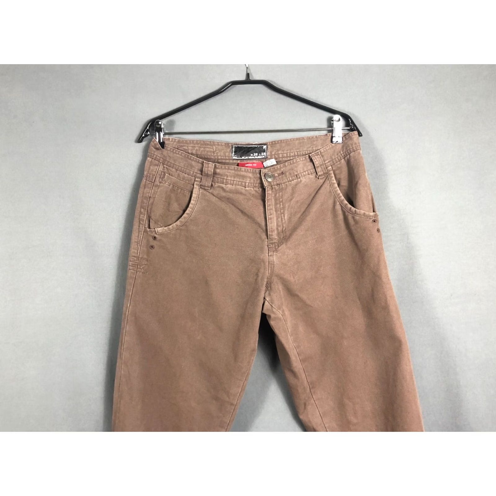 Oakley Oakley Pants Cotton Men W32 L32 Brown Straight Fit Chino Denim Vintage No Size US 32 / EU 48 - 4 Thumbnail