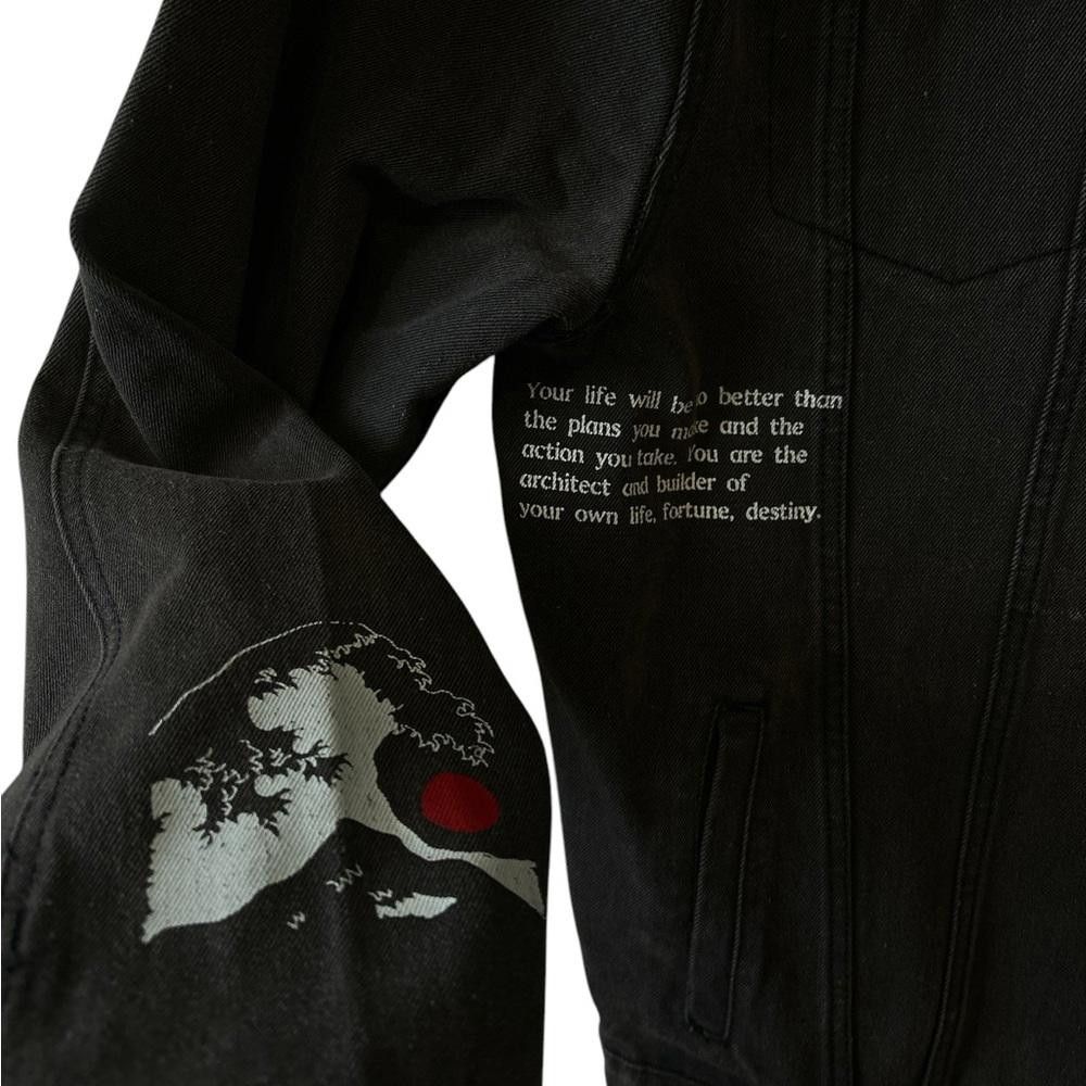 Designer Custom Two-Tone Denim Jacket - XL Size US XL / EU 56 / 4 - 4 Thumbnail