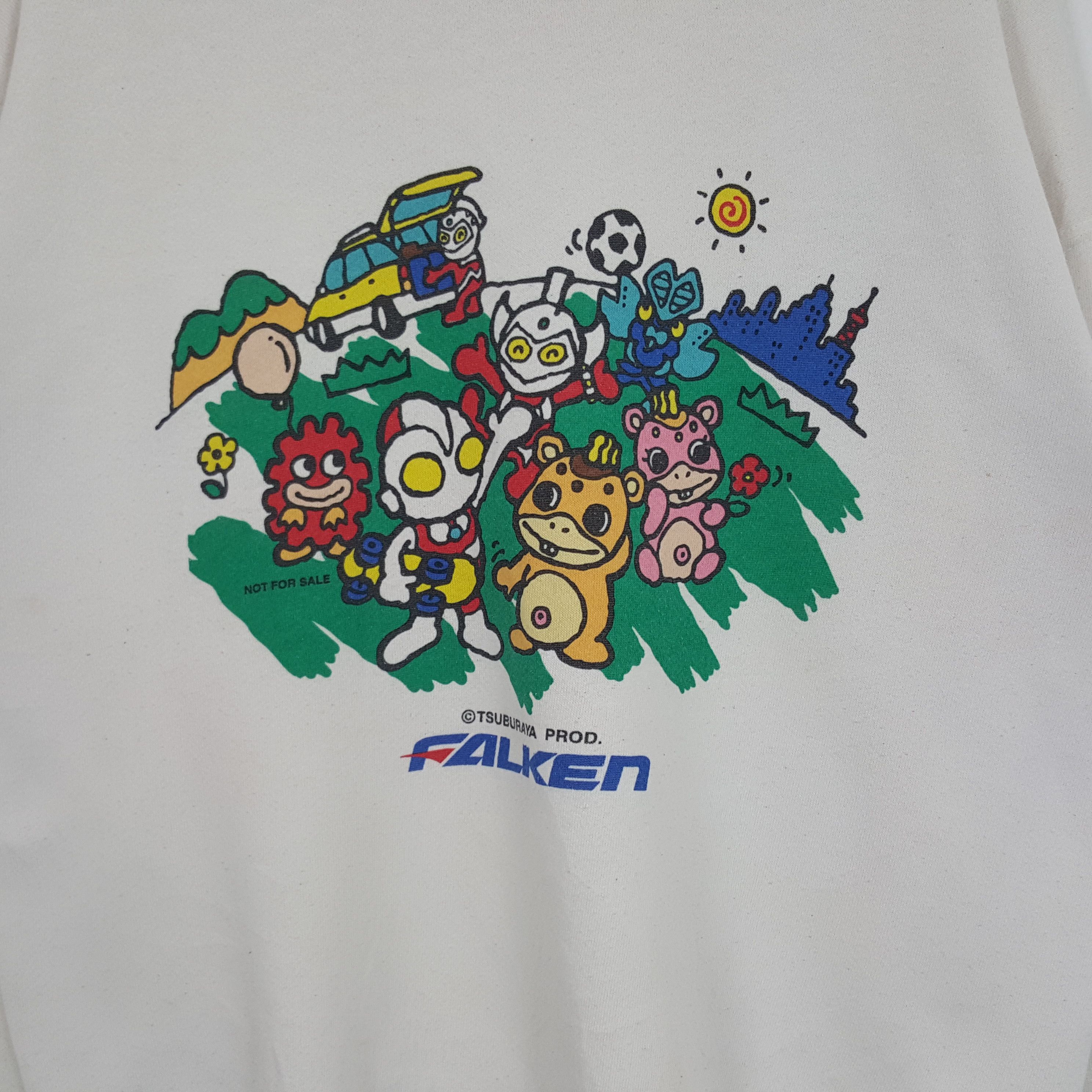 Japanese Brand × Vintage Vintage Falken Formula One Racing Team Sweatshirt Size US L / EU 52-54 / 3 - 2 Thumbnail