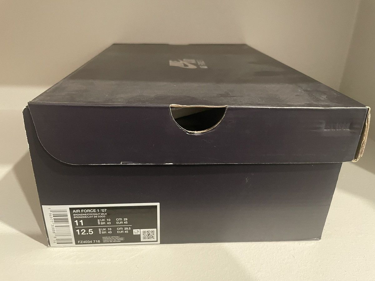 Nike Nike Air Force 1 07 AF1 Bronzine Saturn Gold Size US 11 / EU 44 - 6 Thumbnail
