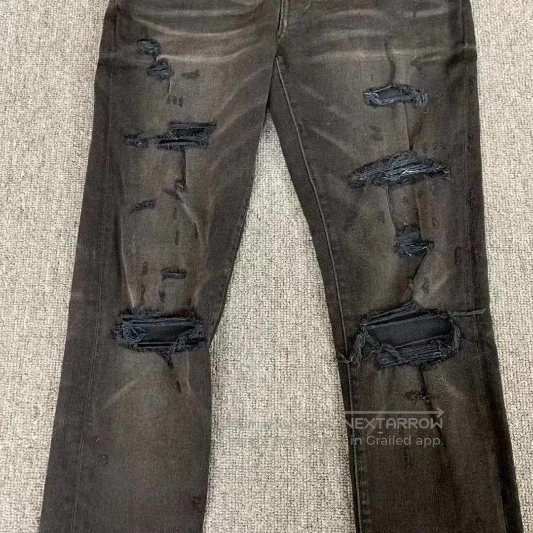 Amiri Amiri Double Knee Distressed Jeans. Size US 30 / EU 46 - 5 Thumbnail