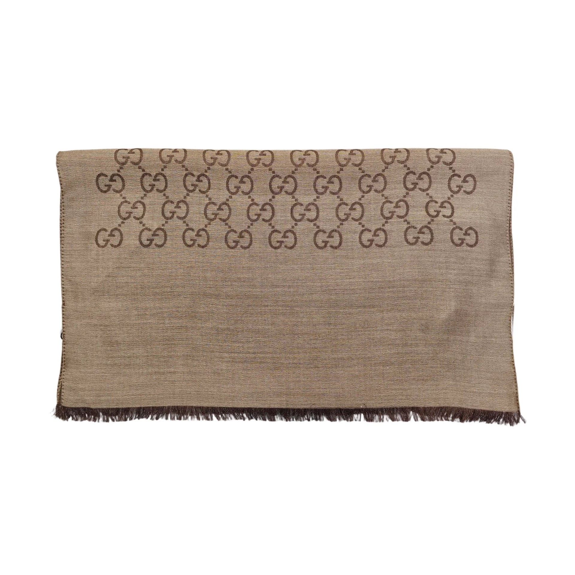 Gucci Gucci Double G Wool Scarf Size ONE SIZE - 1 Thumbnail