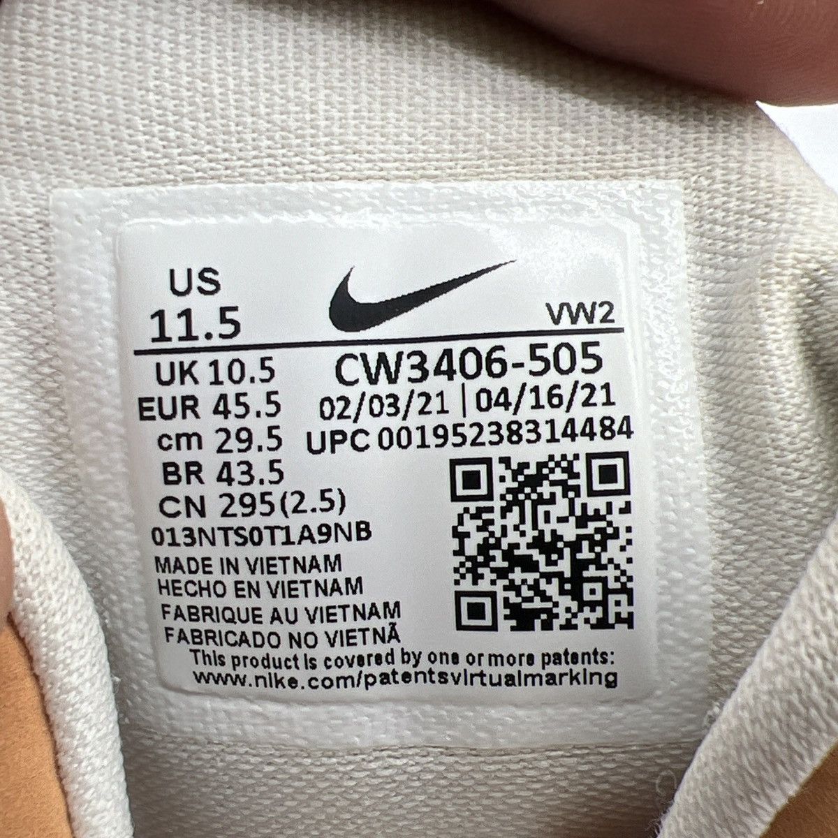 Nike Space jam x Renew elevate 2 hares Size US 11.5 / EU 44-45 - 9 Thumbnail