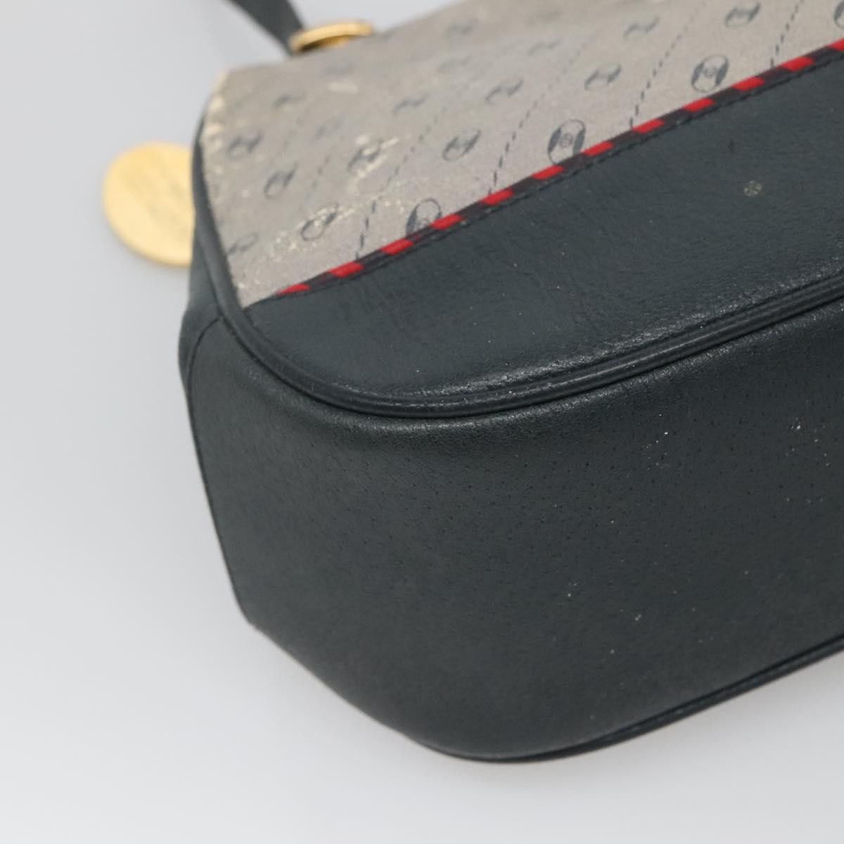 Gucci GUCCI Shoulder Bag Pvc Leather Navy Gold 116 02 107 Size ONE SIZE - 11 Thumbnail