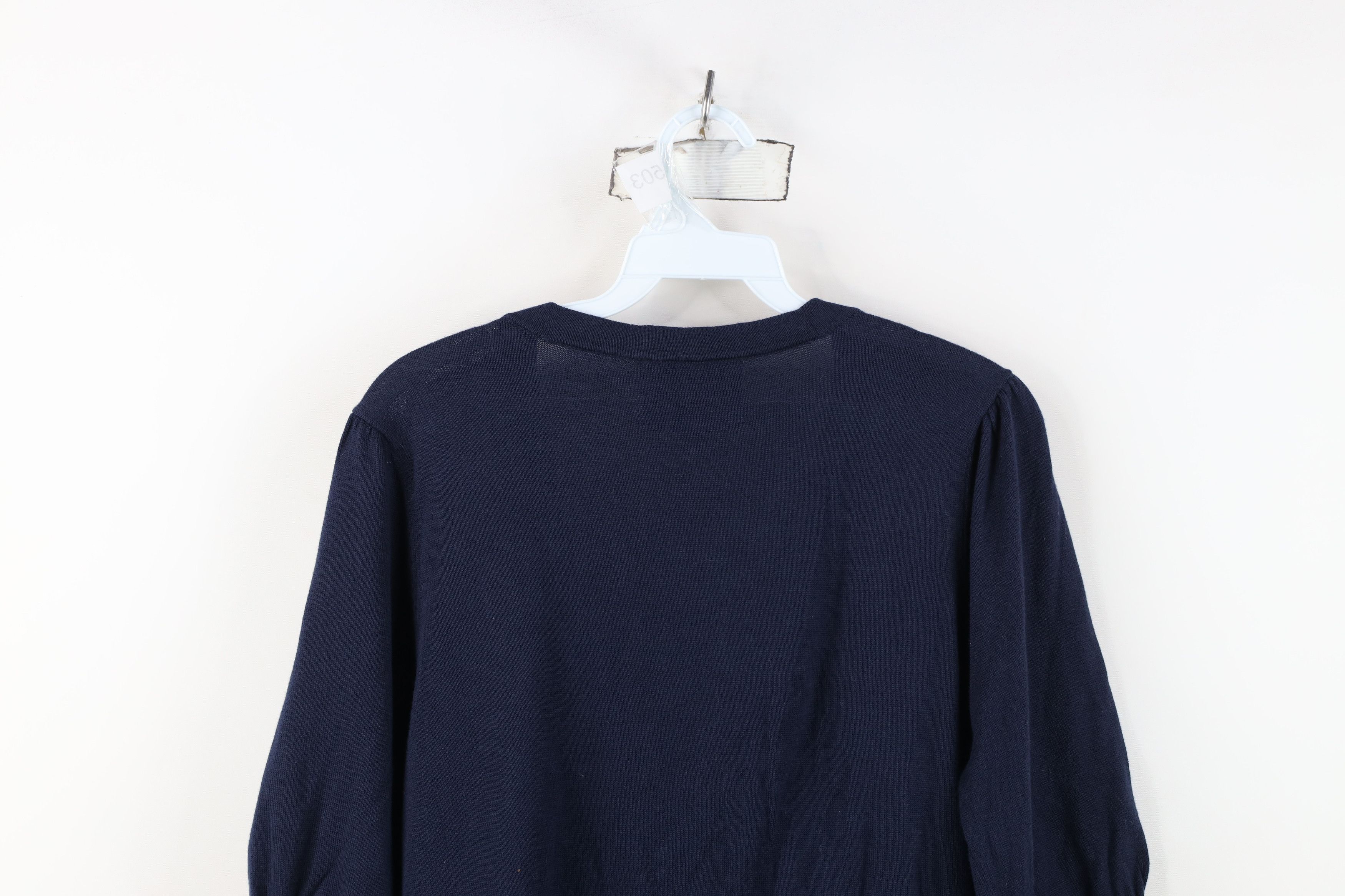 Juicy Couture Vtg 90s Y2K Juicy Couture 3/4 Sleeve Knit Cardigan Sweater Size XL / US 12-14 / IT 48-50 - 12 Thumbnail