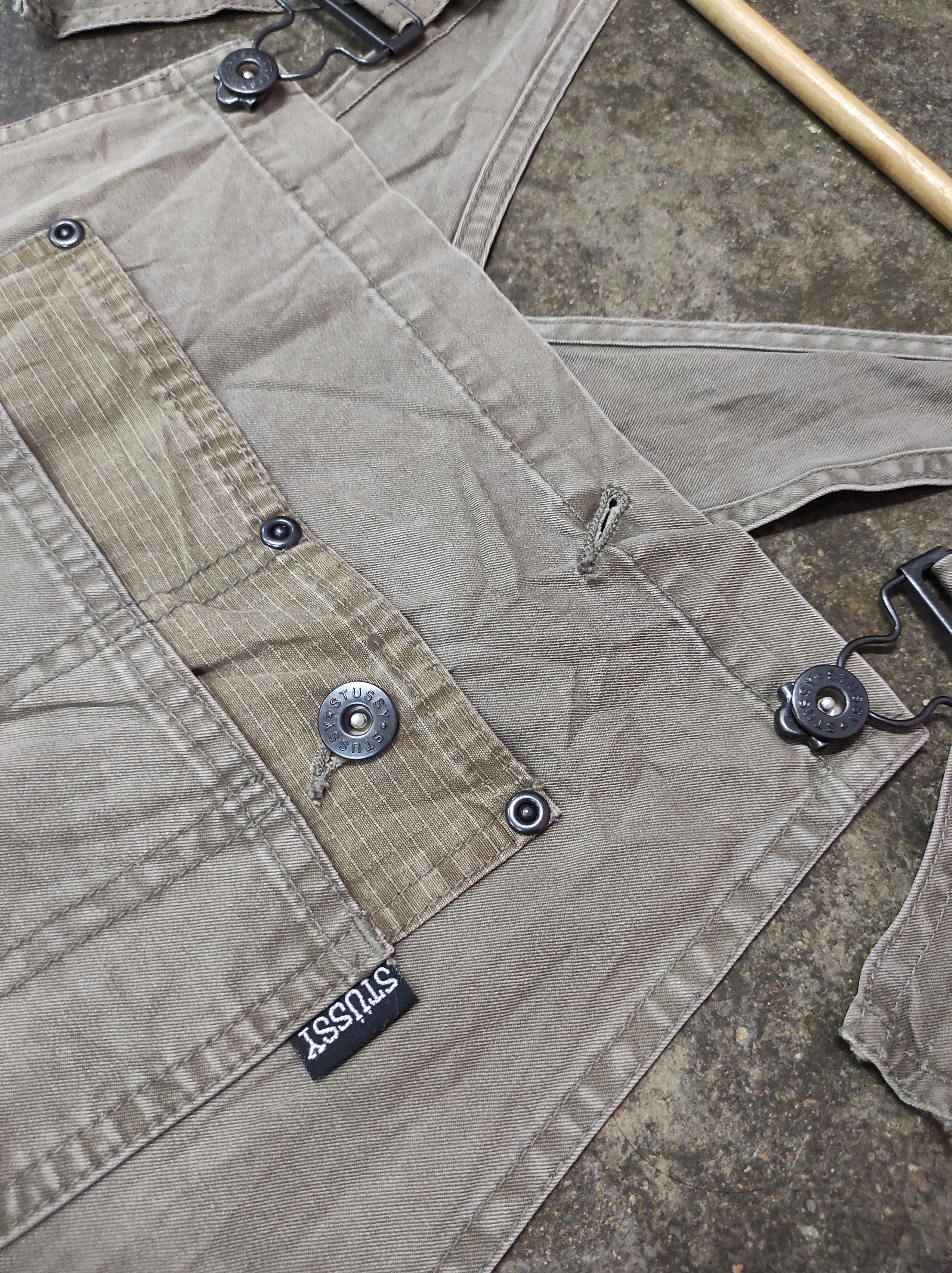 Stussy STUSSY GARMENT WORKGEAR MULTIPOCKET OVERALLS JUMPSUIT PANTS Size US 32 / EU 48 - 3 Thumbnail