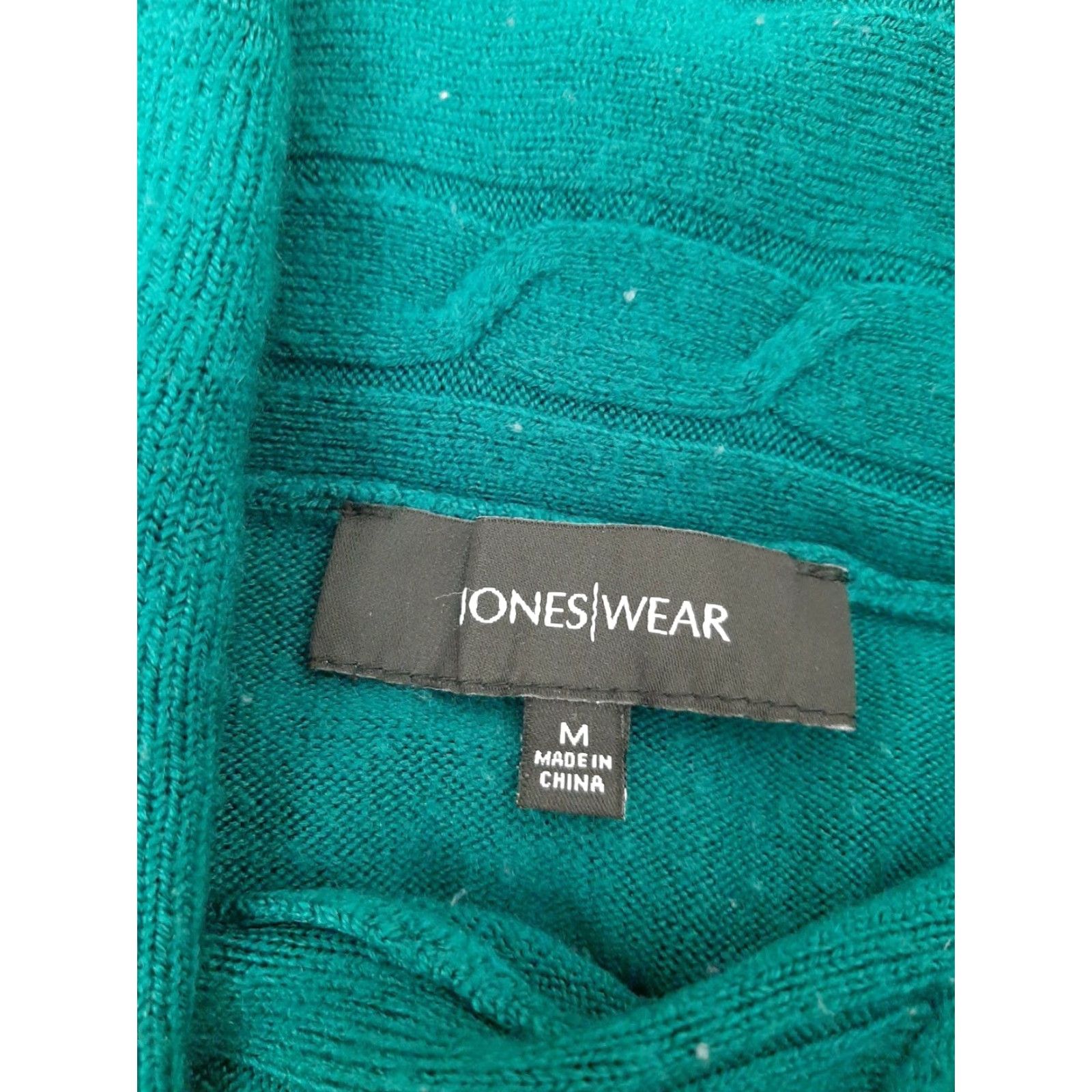Jones New York Jones Wear New York Long Sleeve Turtleneck Sweater M Women Wool Blend Green Pullover Petite NSW Size M / US 6-8 / IT 42-44 - 3 Thumbnail