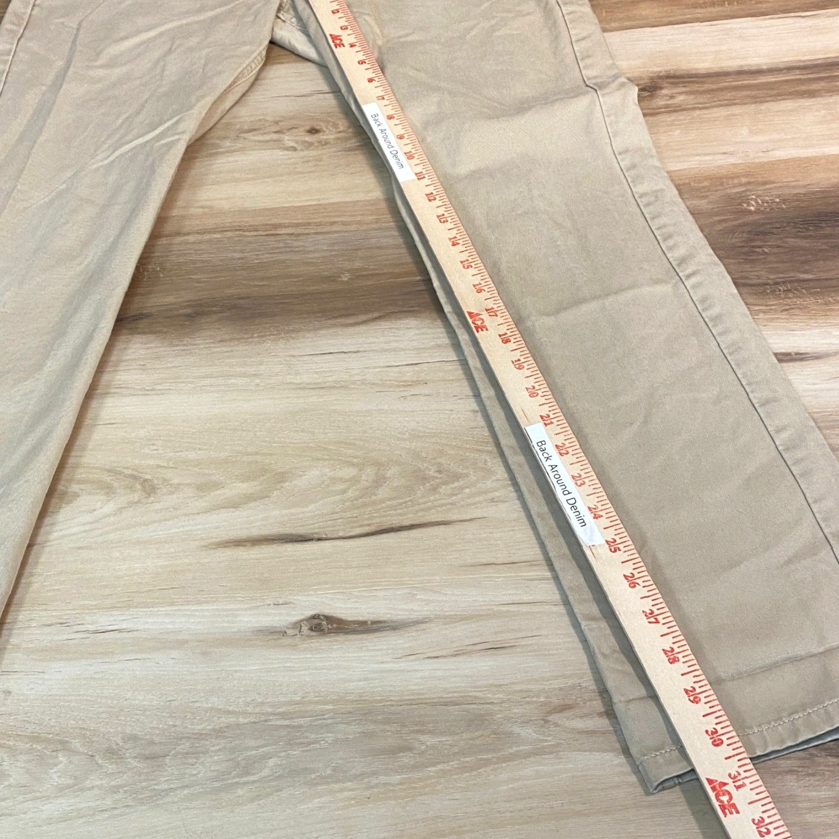Levi's Levi's Chino Pants Straight Fit Casual Trousers Size 32x32 Men's Beige Cotton Button Front Pockets 500 Series Size US 32 / EU 48 - 7 Thumbnail