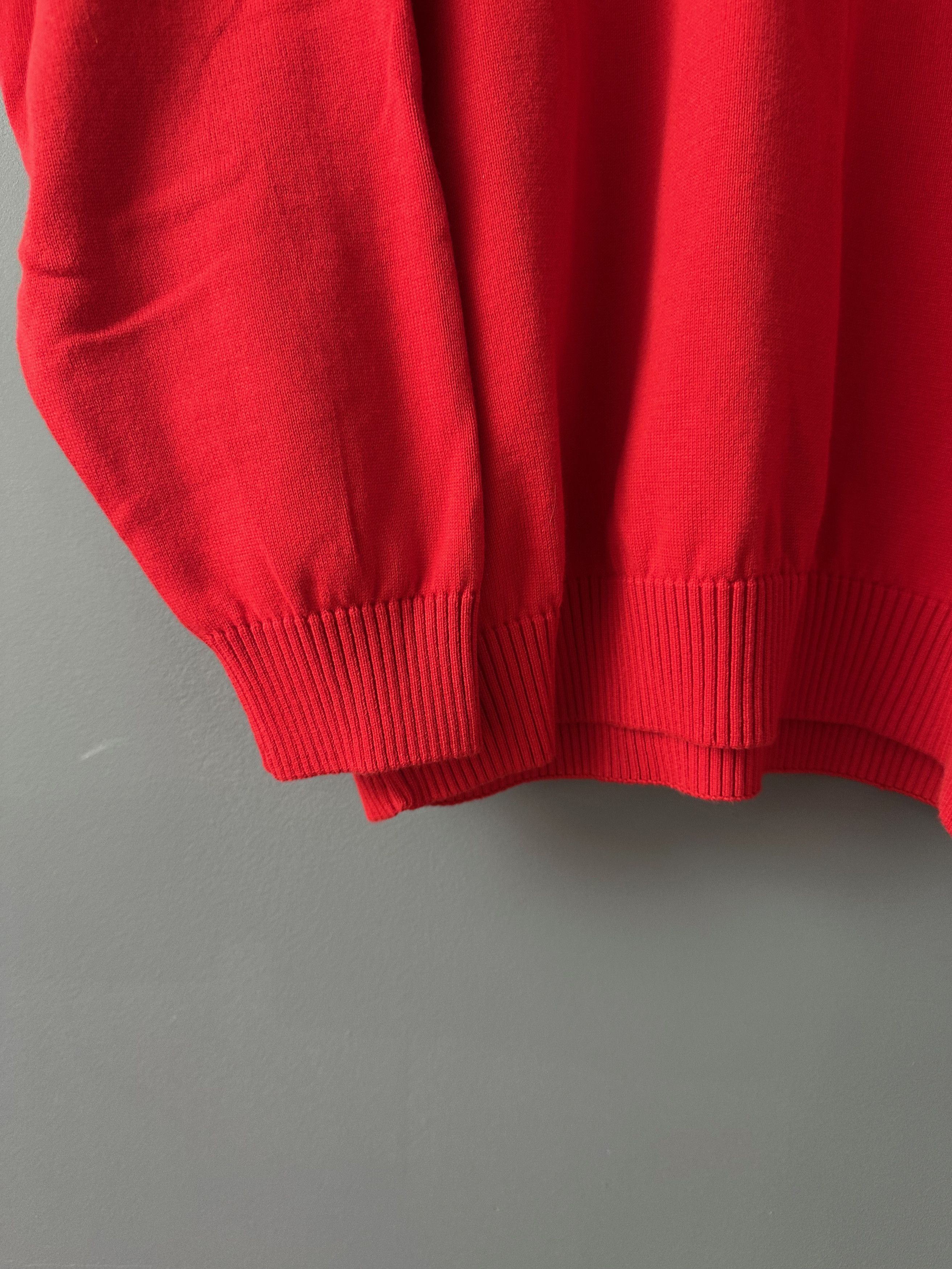 Paul & Shark Paul & Shark Bretagne Light Crew Neck Sweater Red Jumper Size US XL / EU 56 / 4 - 2 Thumbnail
