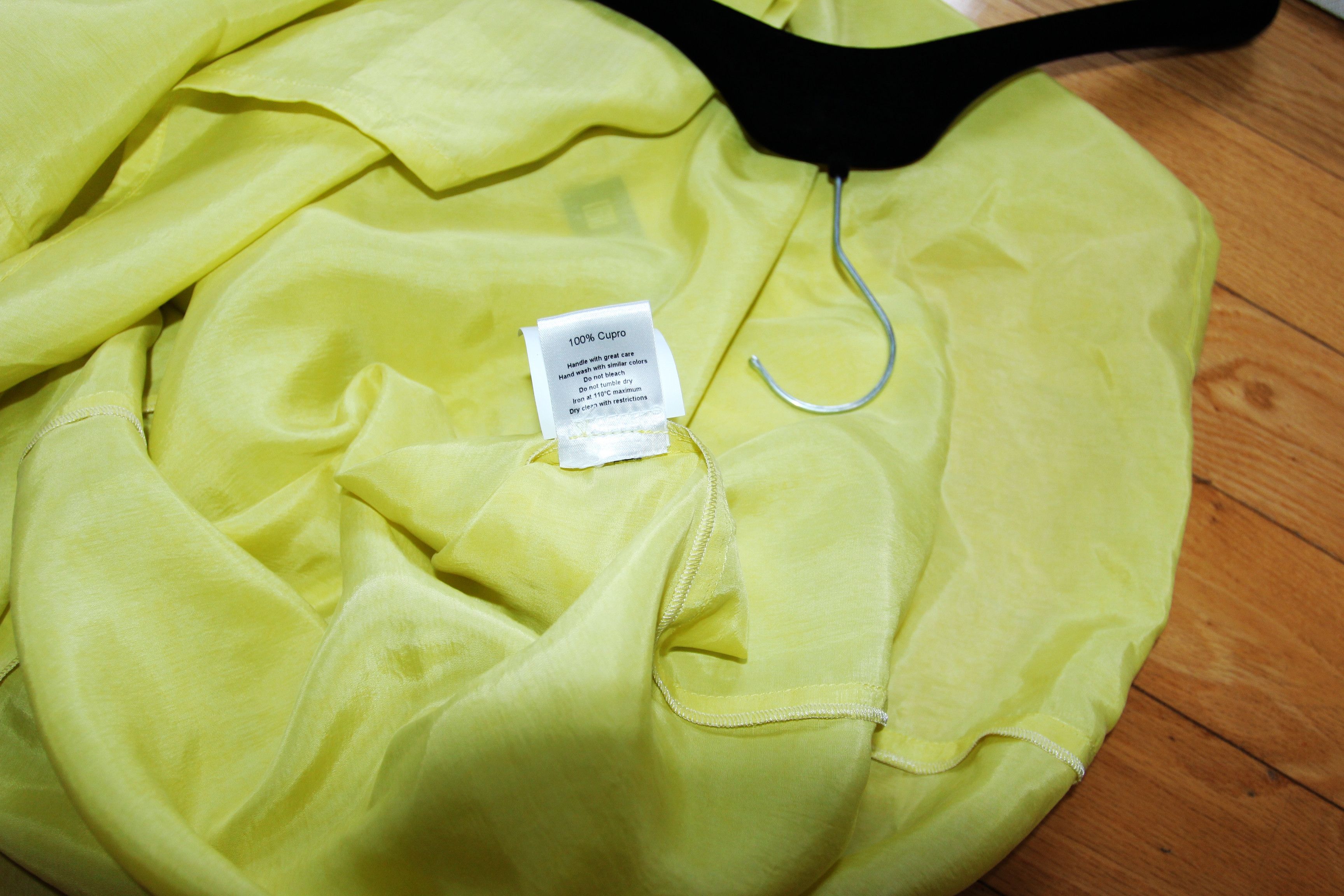 BNWT SS24 LGN LOUIS GABRIEL NOUCHI LEMON CUPRO SHIRT S