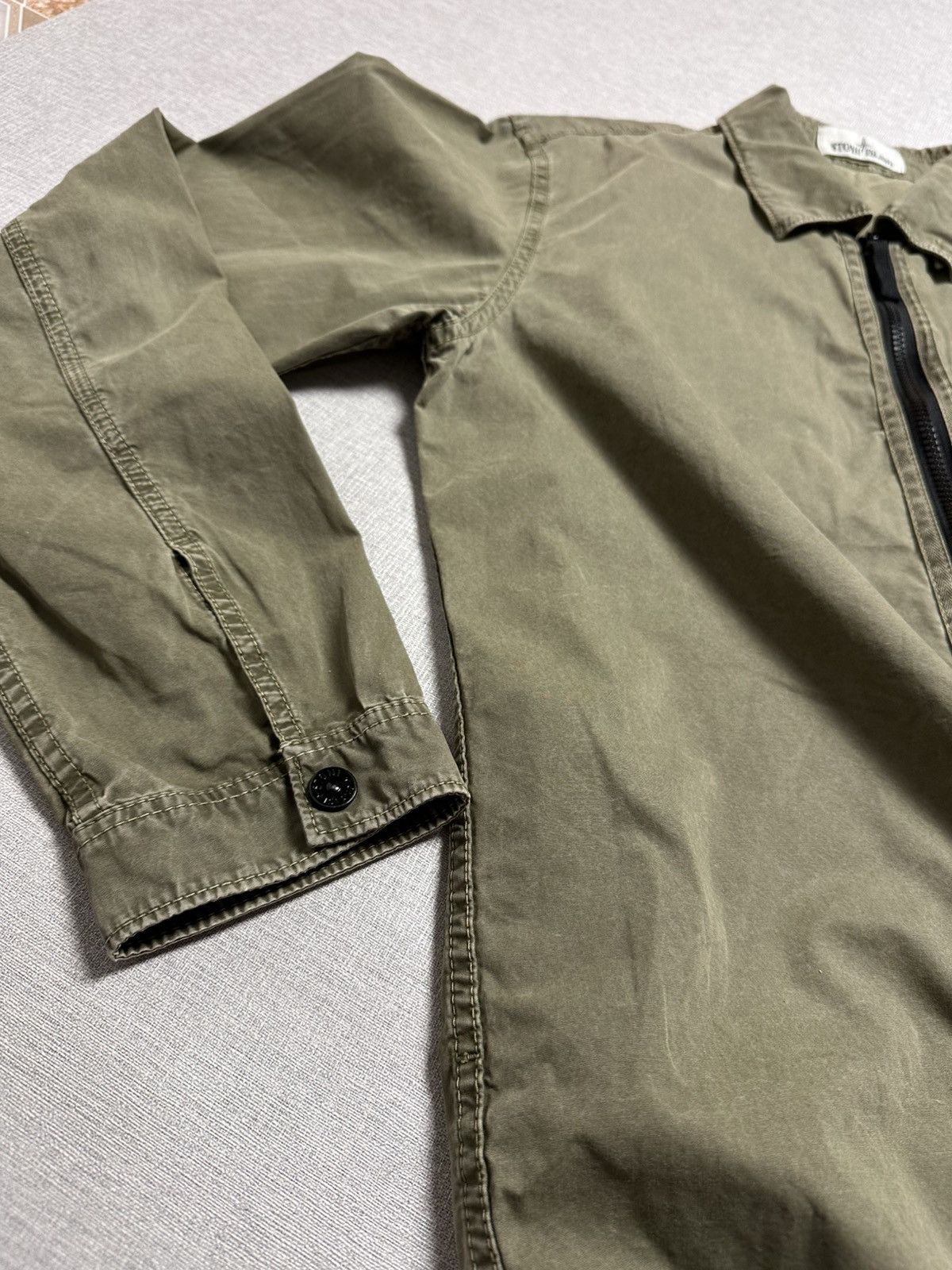 Massimo Osti Stone Island Garment Dyed Zip Overshirt Size US M / EU 48-50 / 2 - 24 Thumbnail