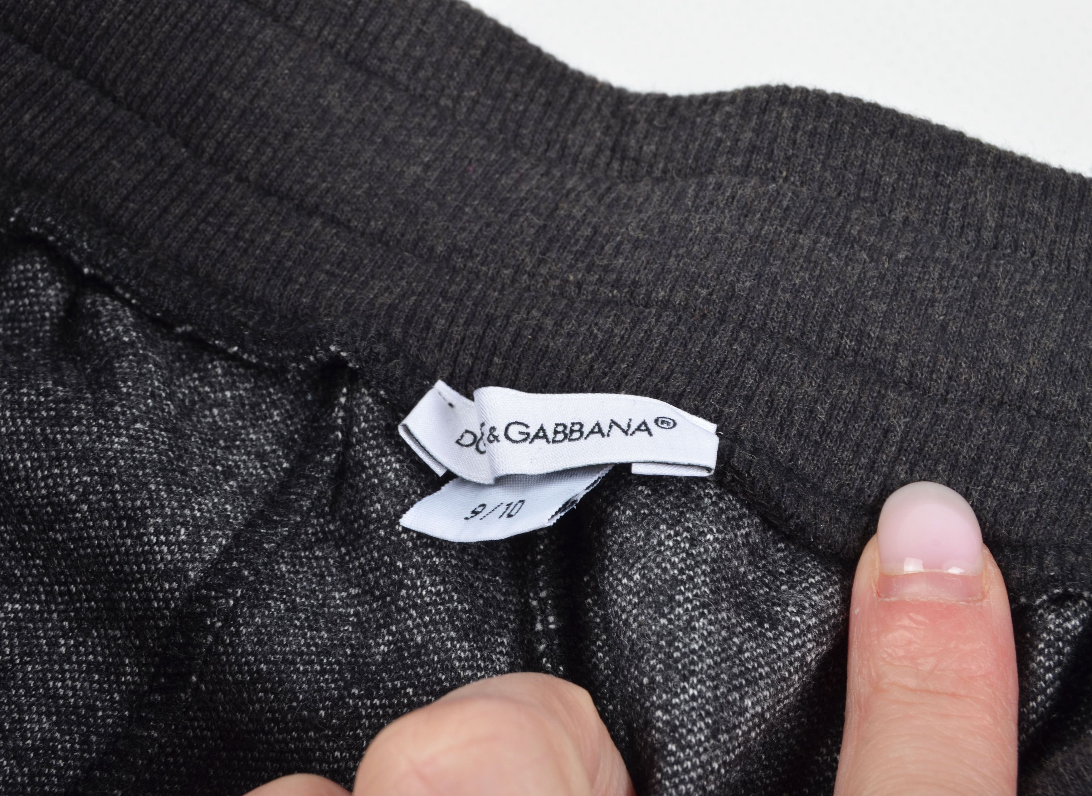 Dolce & Gabbana Dolce & Gabbana Kids Boys Wool Blend Striped Gray Pants Size 24" / US 00 / IT 34 - 6 Thumbnail