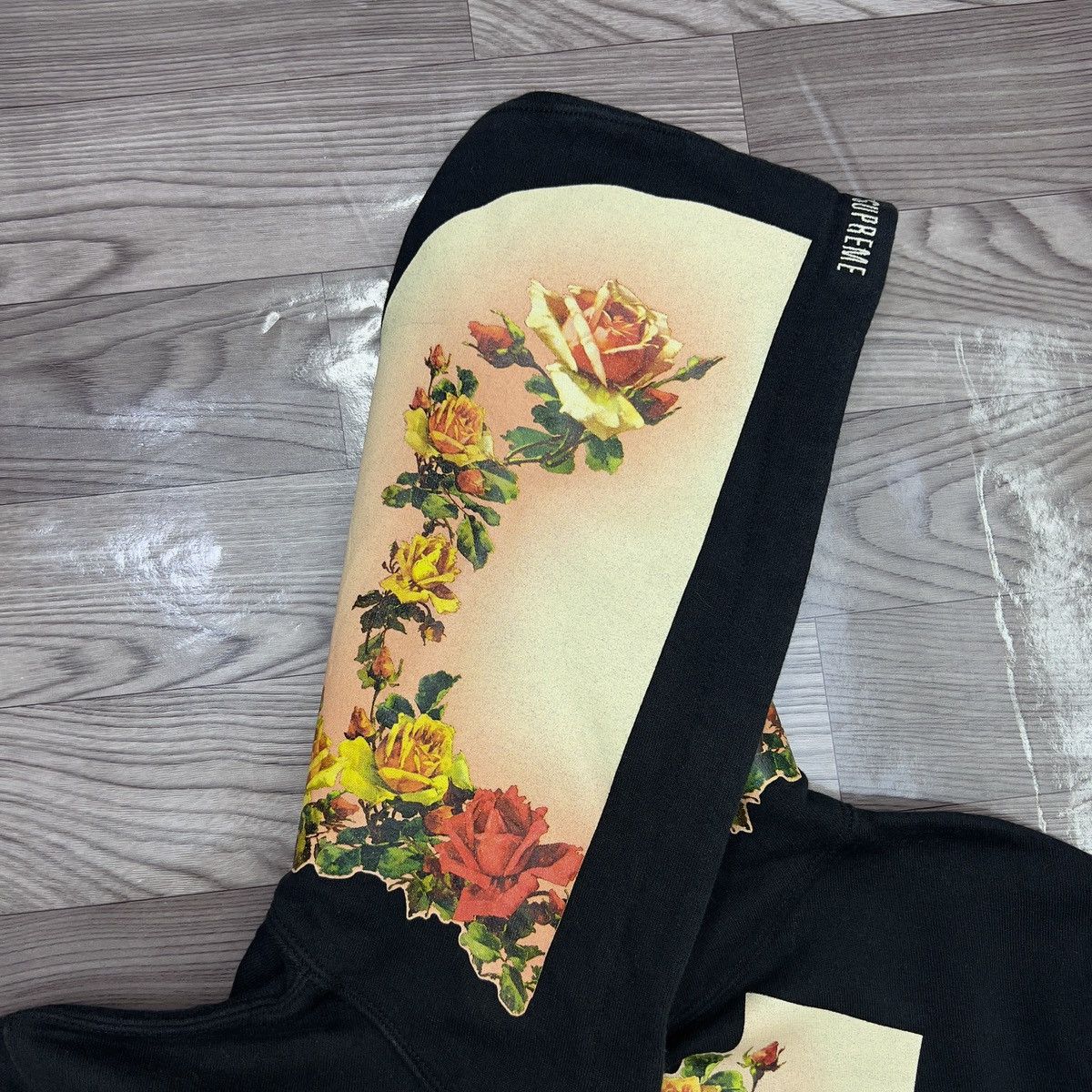 Jean Paul Gaultier × Supreme Supreme x Jean Paul Gaultier Floral Print Hooded Sweatshirt Size US M / EU 48-50 / 2 - 8 Thumbnail