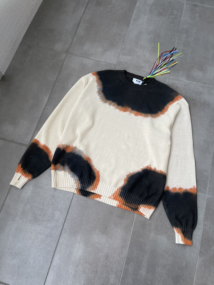 MSGM !DS! SS23 MSGM Abstract Print Knitted Jumper Size US XL / EU 56 / 4 - 8 Thumbnail
