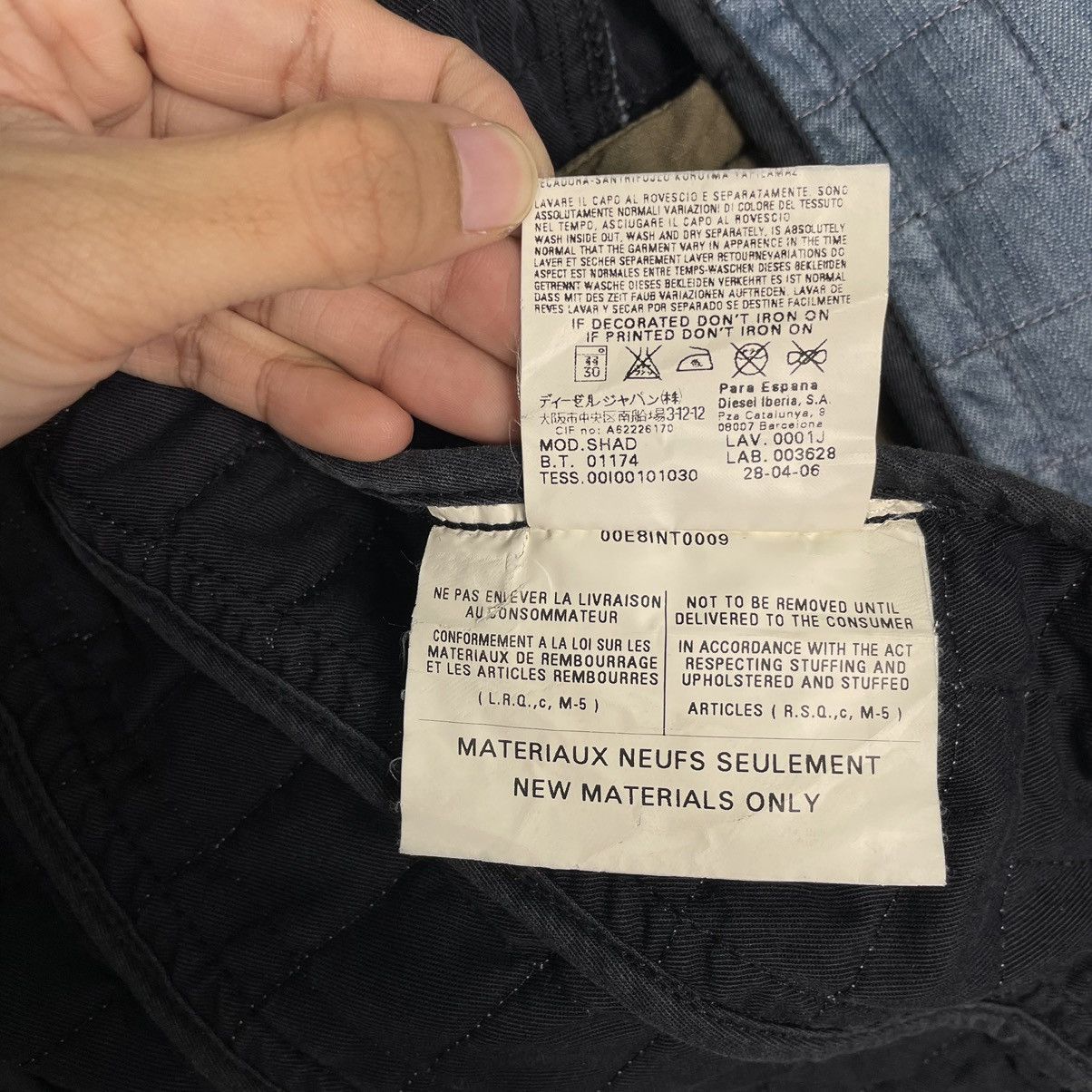 💥 DIESEL BIKER DENIM BUTTON JACKET