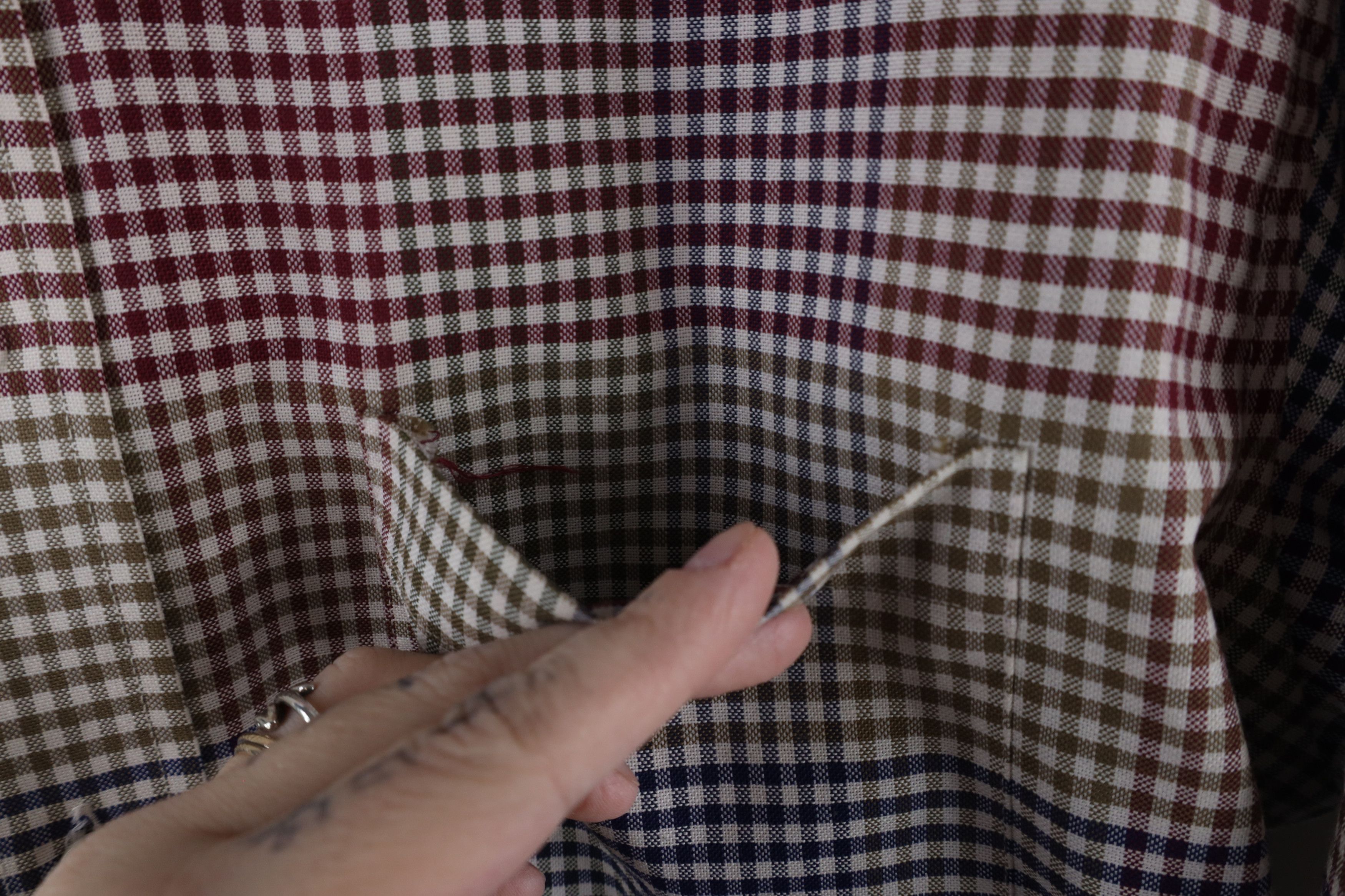 Vintage Vintage 90s Streetwear Plaid Striped Button Down Shirt Size US M / EU 48-50 / 2 - 4 Thumbnail