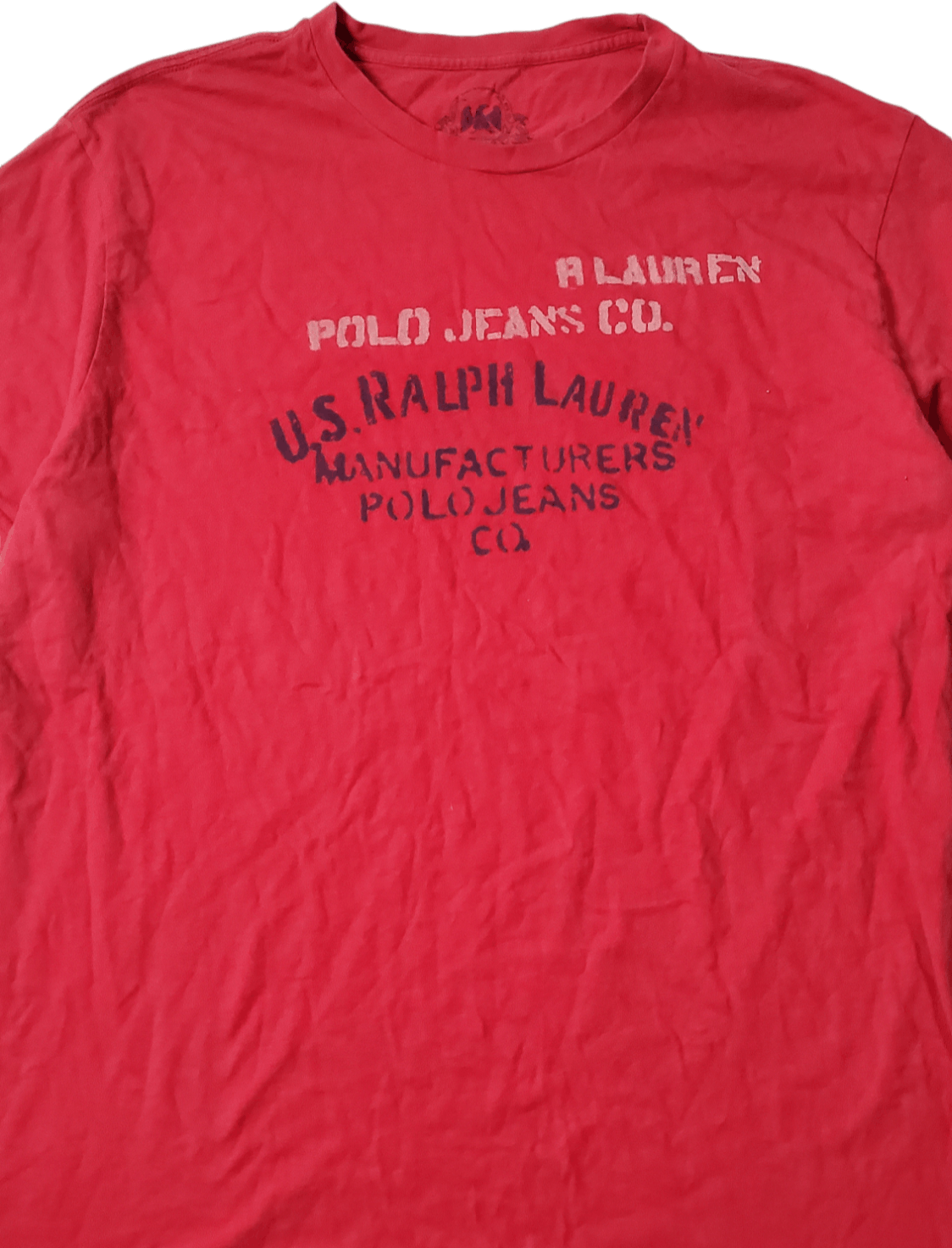 Polo Ralph Lauren Ralph Lauren Polo Jeans Spellout T-Shirt Size US L / EU 52-54 / 3 - 2 Thumbnail