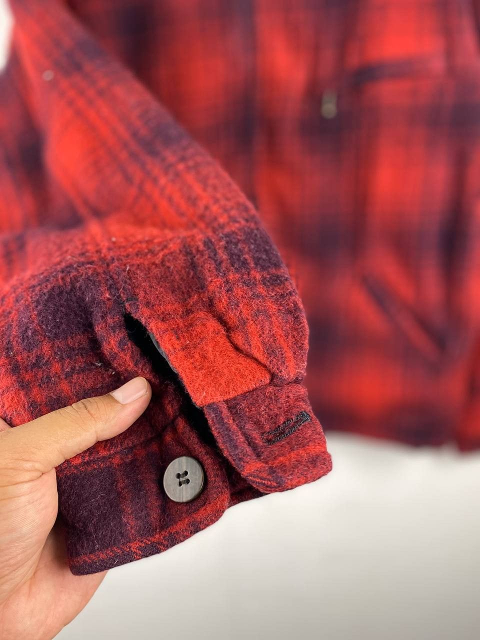 Japanese Brand jungle storm wool jacket quilted lining nice design Size US L / EU 52-54 / 3 - 4 Thumbnail