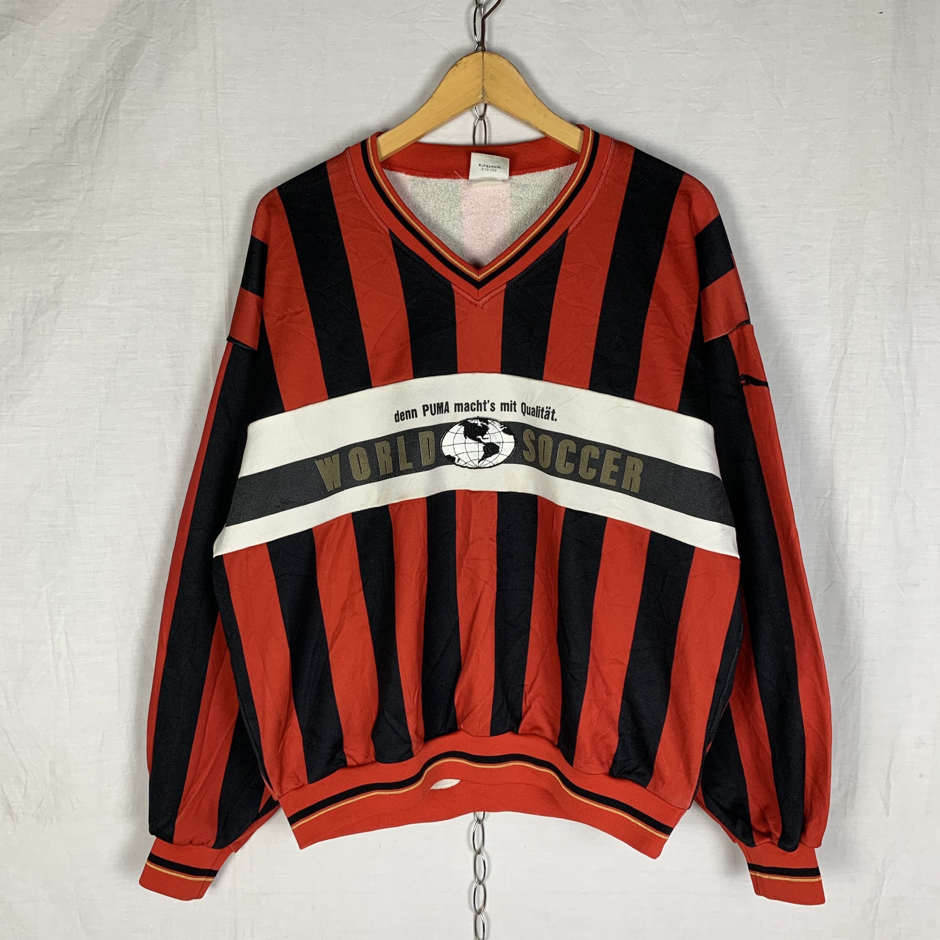 Puma Vintage Puma World Soccer Hit Union Sweater Crewneck Size US M / EU 48-50 / 2 - 1 Thumbnail