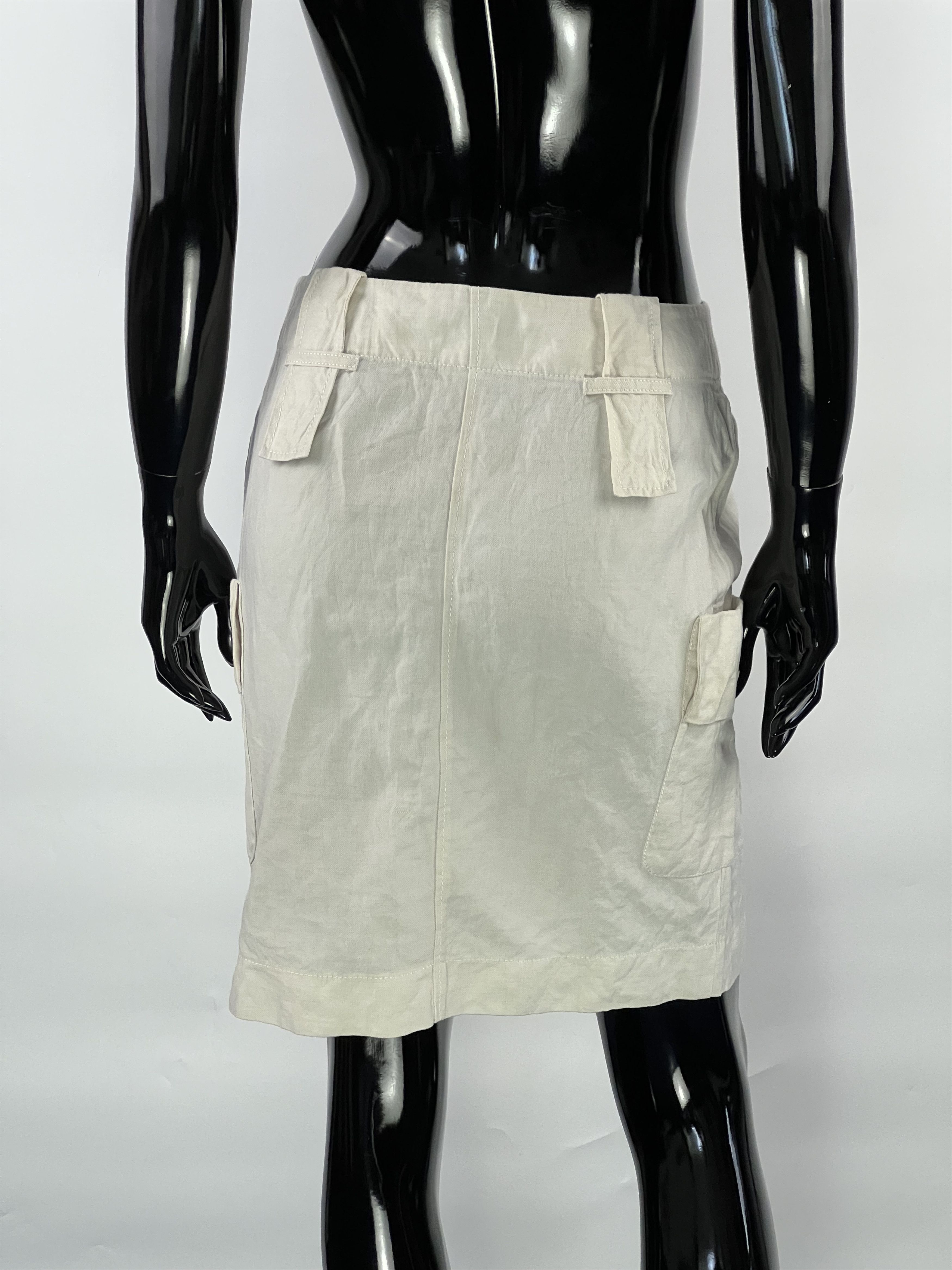Other Carla G. Rare Cotton Linen Skirt Suit Size IT 40/42 US 6/8 Size S / US 4 / IT 40 - 17 Thumbnail