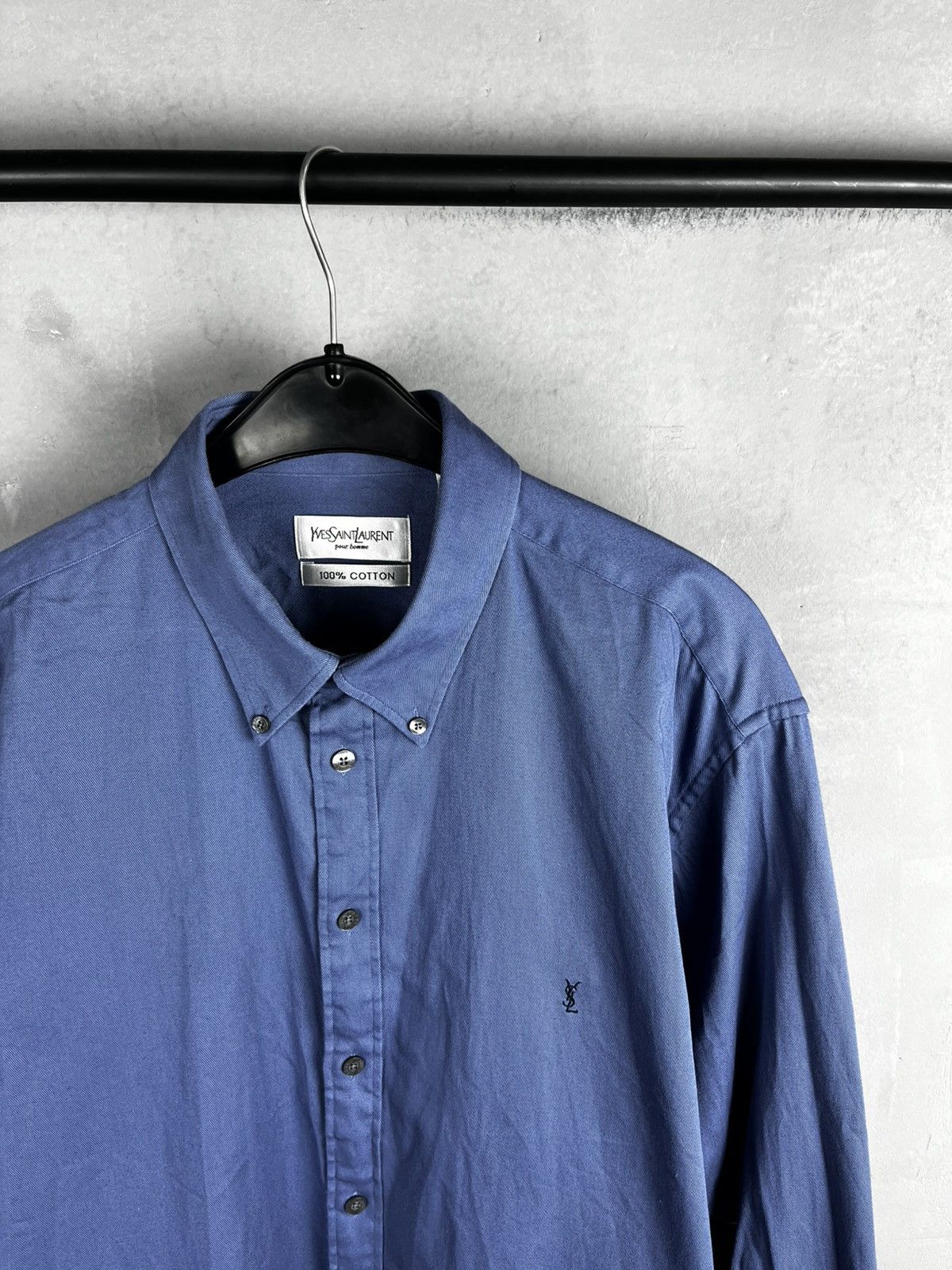 Yves Saint Laurent Yves Saint Laurent button shirt vintage 90s Size US XL / EU 56 / 4 - 2 Thumbnail