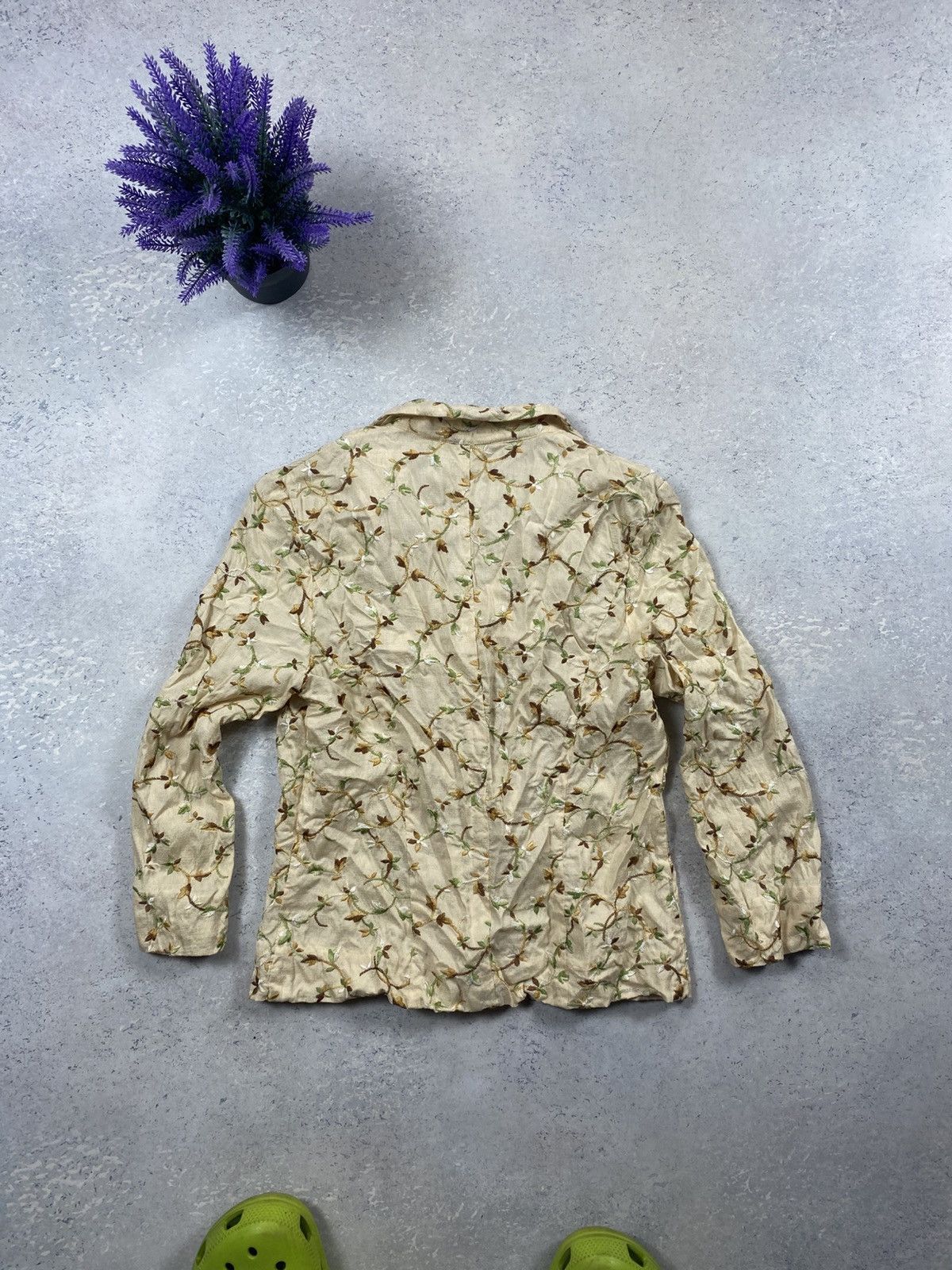 Sportmax SportMax by Max Mara Women’s Vintage Blouses Size US10 Size L / US 10 / IT 46 - 4 Thumbnail