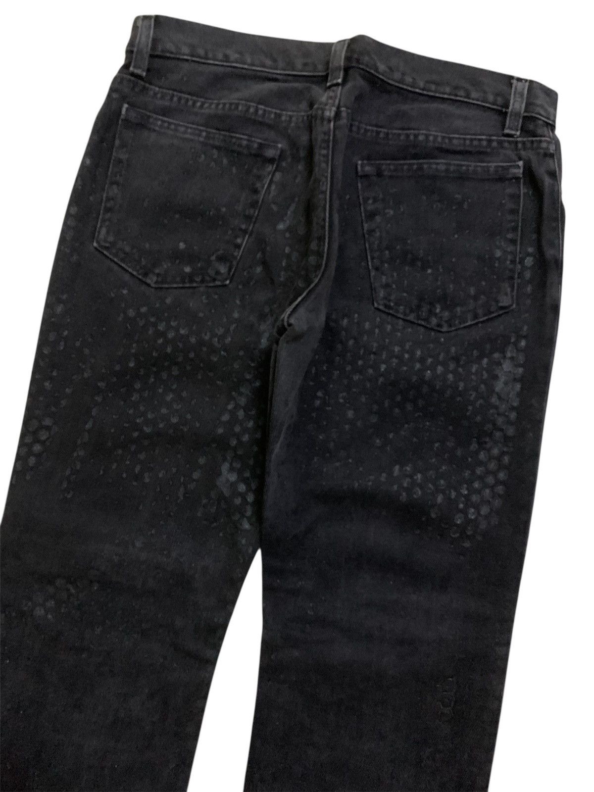 Helmut Lang 💥Vintage Helmut Lang Rubber Tire Print Denim Size US 30 / EU 46 - 5 Thumbnail