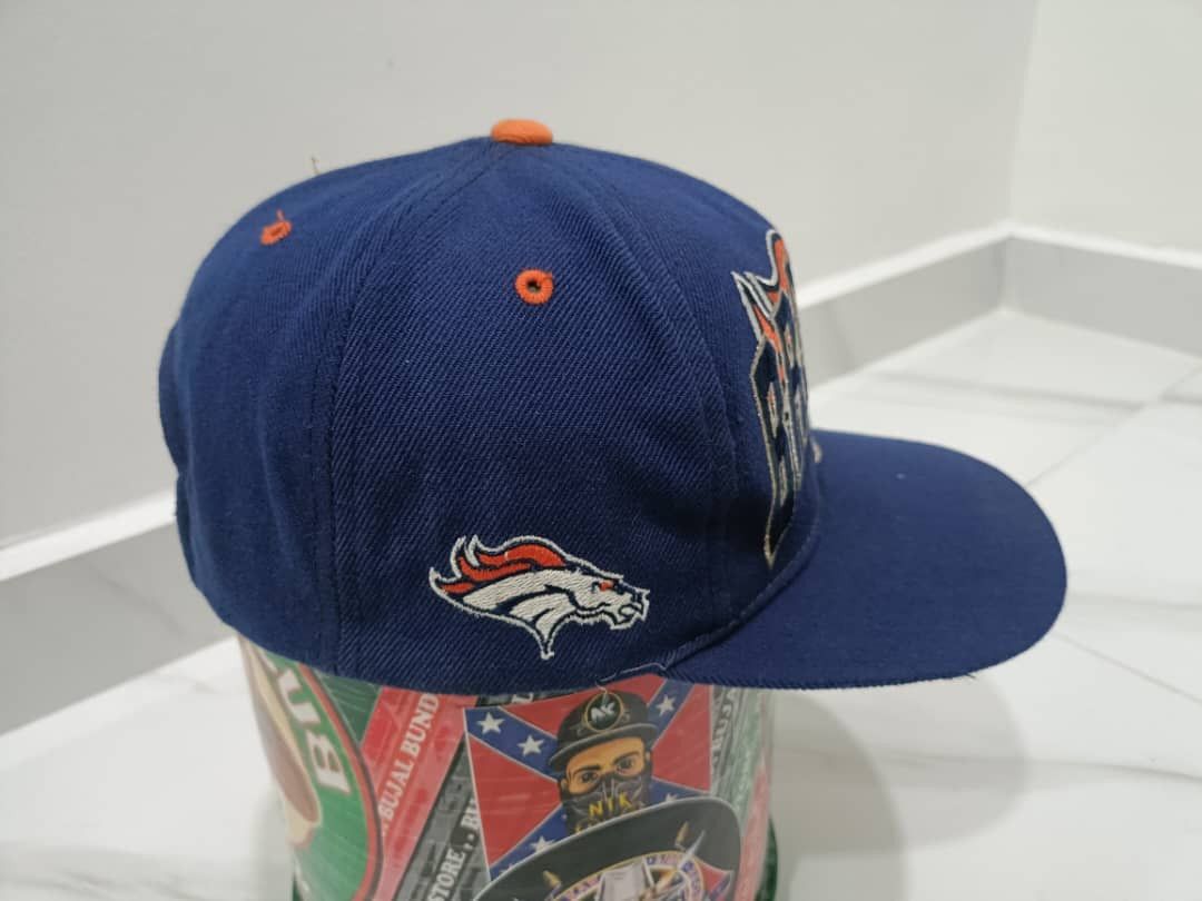 Drew Pearson Rare Vtg 90s Broncos by Drew Pearson Embroidered Hat NFL Size ONE SIZE - 5 Thumbnail