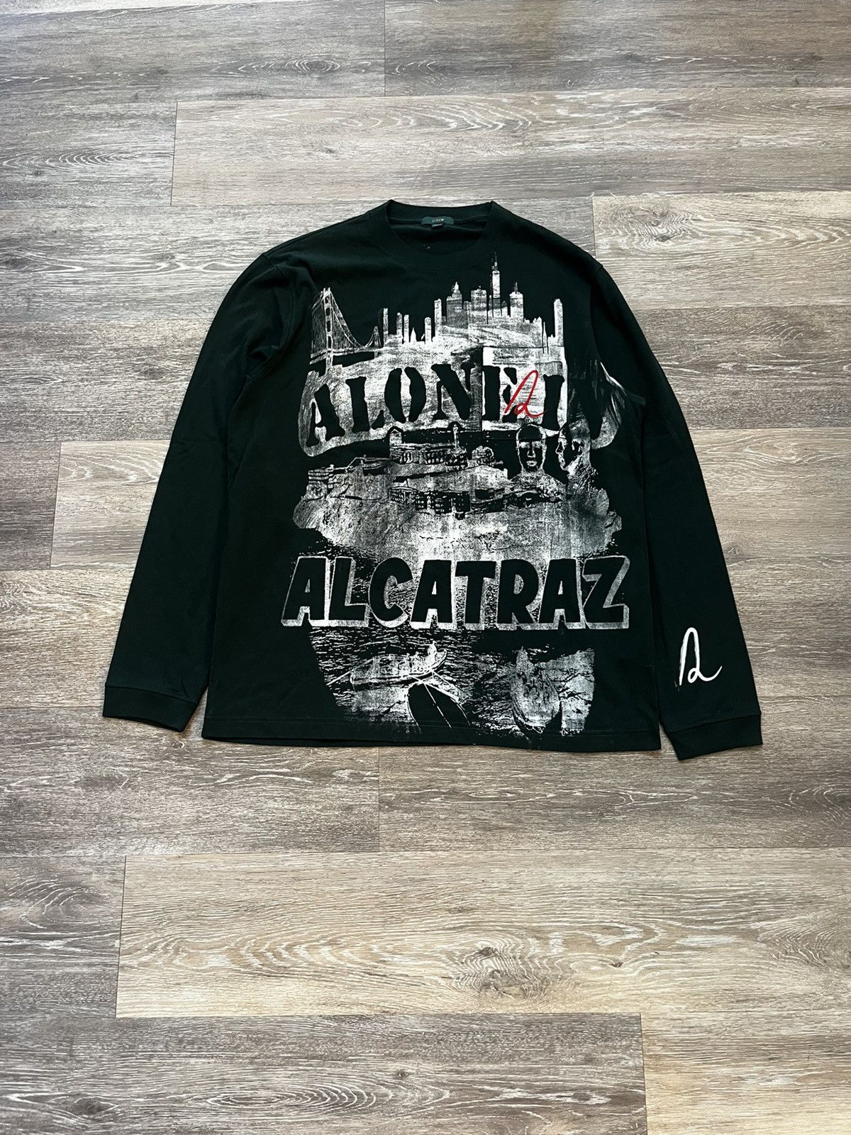 Japanese Brand Custom Alcatraz Long Sleeve T-Shirt Size US L / EU 52-54 / 3 - 1 Thumbnail