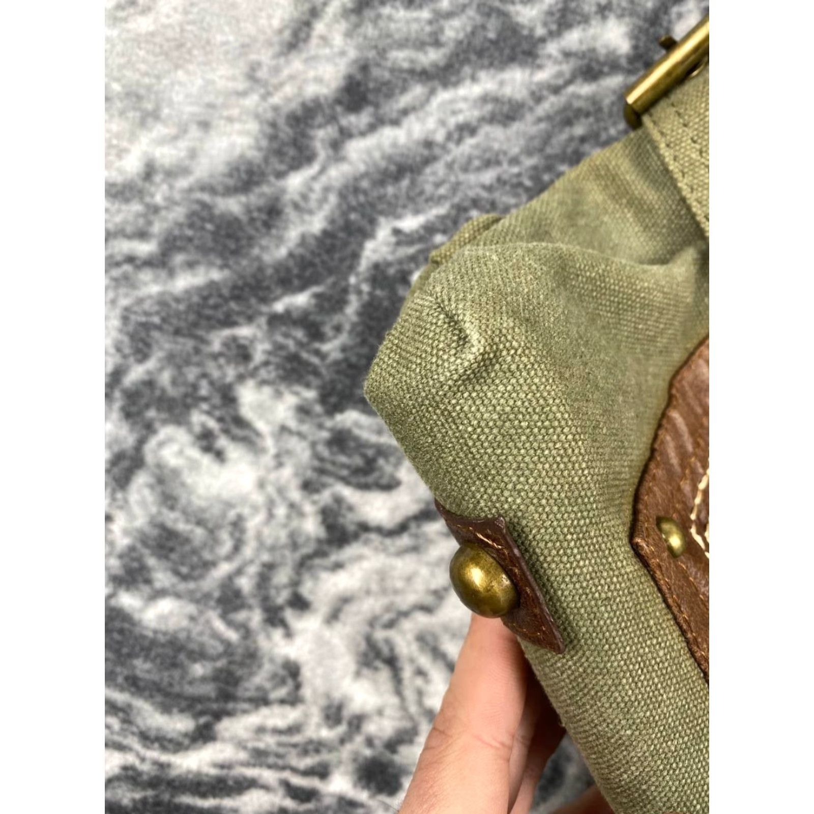 Dolce & Gabbana VINTAGE Dolce&Gabbana DG Logo Bag Women Shoulder Bag Green Leather Size ONE SIZE - 4 Thumbnail