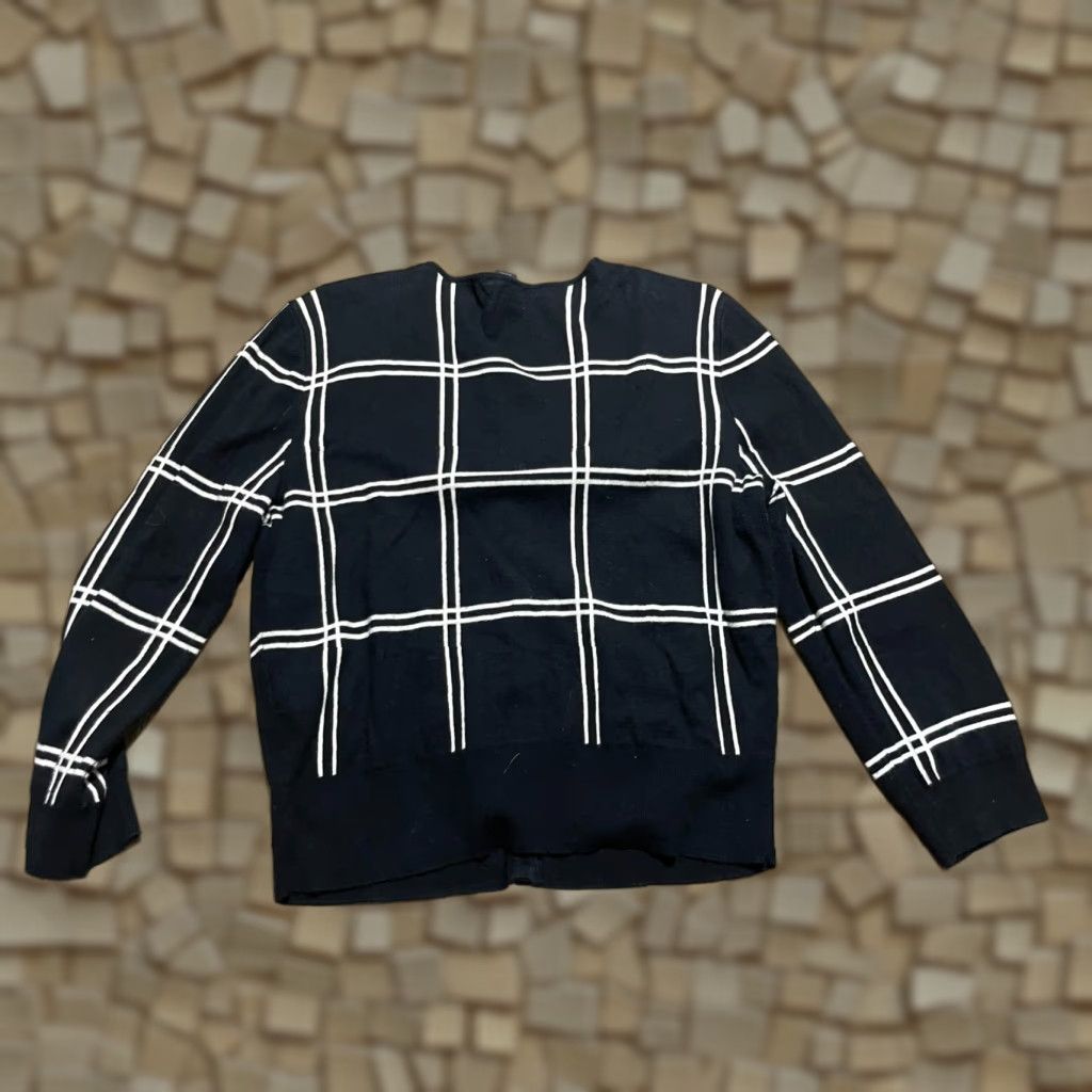 Chaps Chaps Shirt, Women's Size Medium, Button Up, Long Sleeve, Black White, Casual, Women, Regular Fit, Modern, Fall Spring Summer Size M / US 6-8 / IT 42-44 - 1 Thumbnail