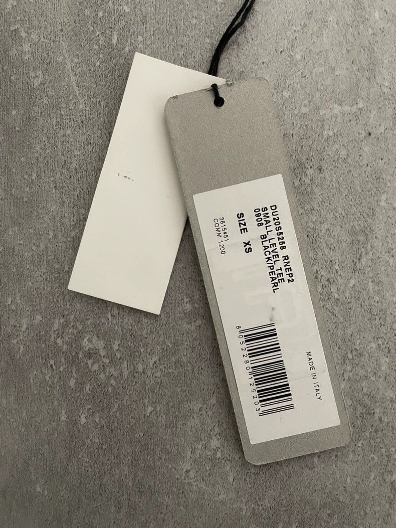 Rick Owens Drkshdw rick owens short sleeve black t-shirt-2508 Size US XS / EU 42 / 0 - 6 Thumbnail
