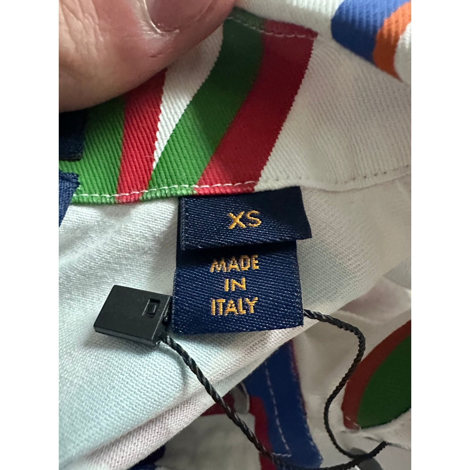 Louis Vuitton LV NBA Button Up White Multi Used XS Size US XS / EU 42 / 0 - 3 Thumbnail