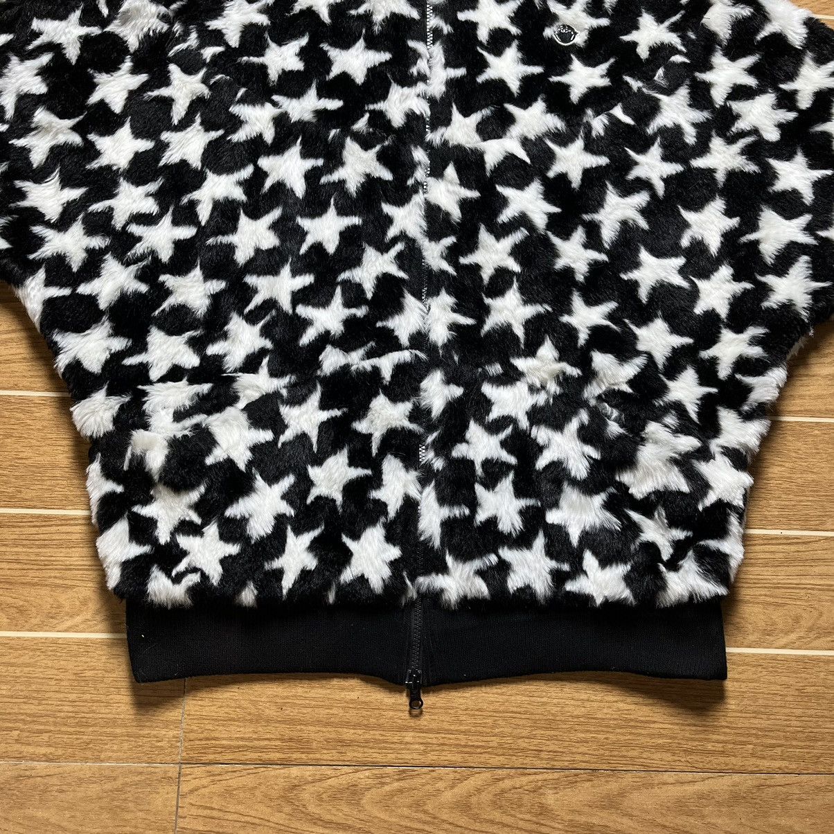 20471120 Archive Hyoma 20471120 Stars Faux Far Bat Wing Zip Up Jacket Size US S / EU 44-46 / 1 - 6 Thumbnail