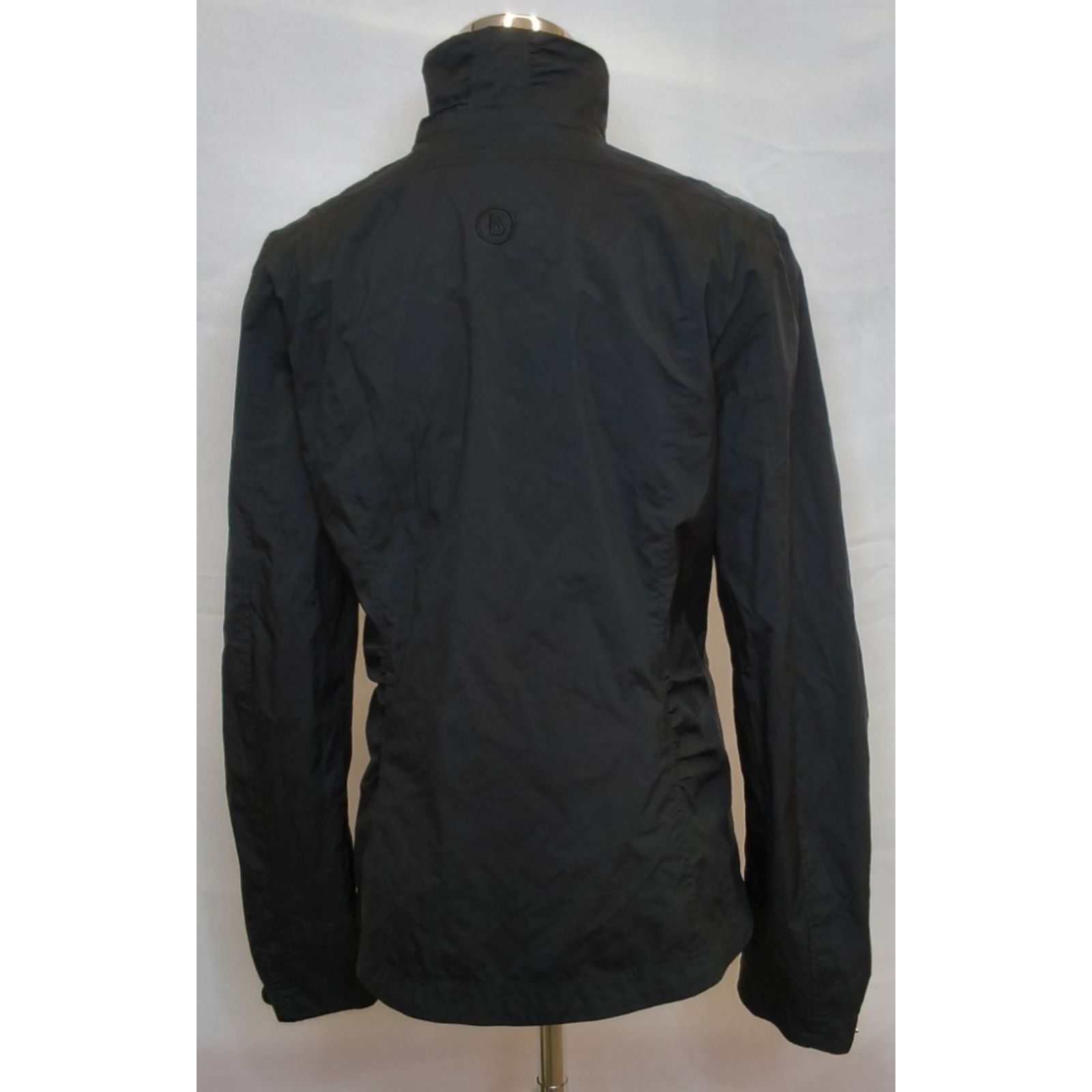 Bogner Bogner Windbreaker Jacket Women's 8 Black Full Zip Mock Neck Size M / US 6-8 / IT 42-44 - 3 Thumbnail
