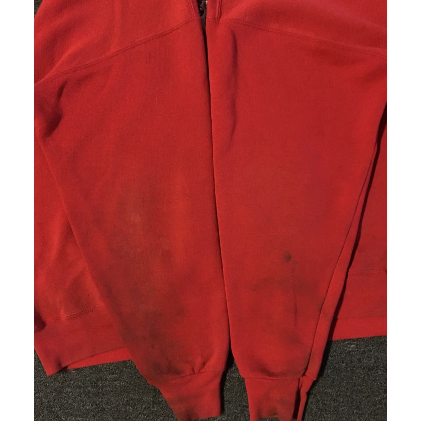 Thrasher VINTAGE 90s University Of Wisconsin Faded Distress Hoodie 3X College Track Grunge PE Size US XXL / EU 58 / 5 - 4 Thumbnail