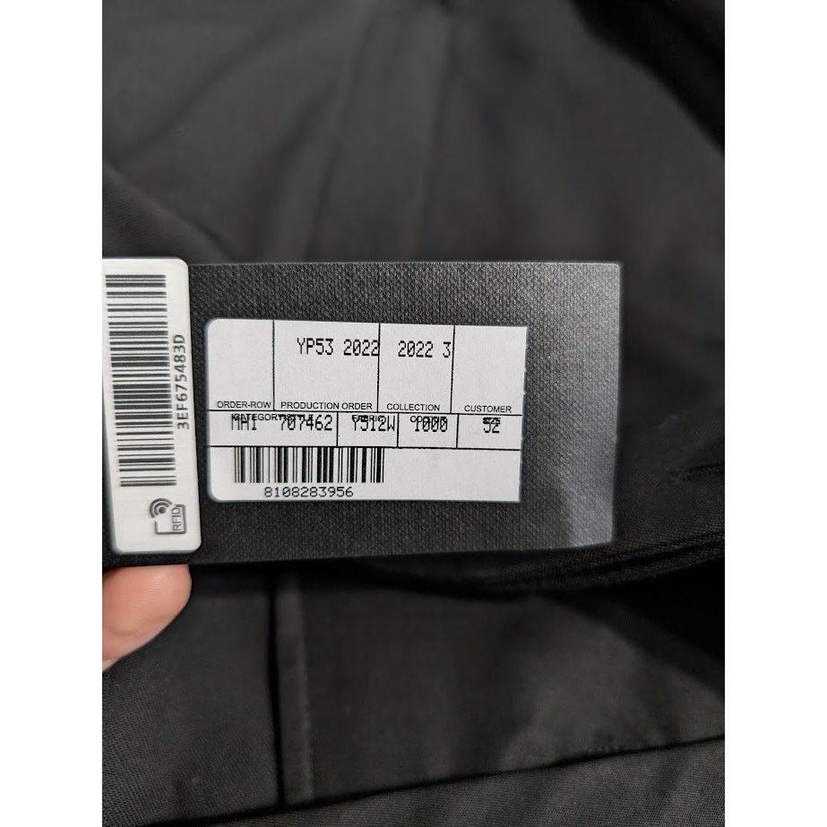 Saint Laurent Paris o1rshd1 Q:2 / 2 Pleats Tux Pants in Nero Size US 36 / EU 52 - 21 Thumbnail