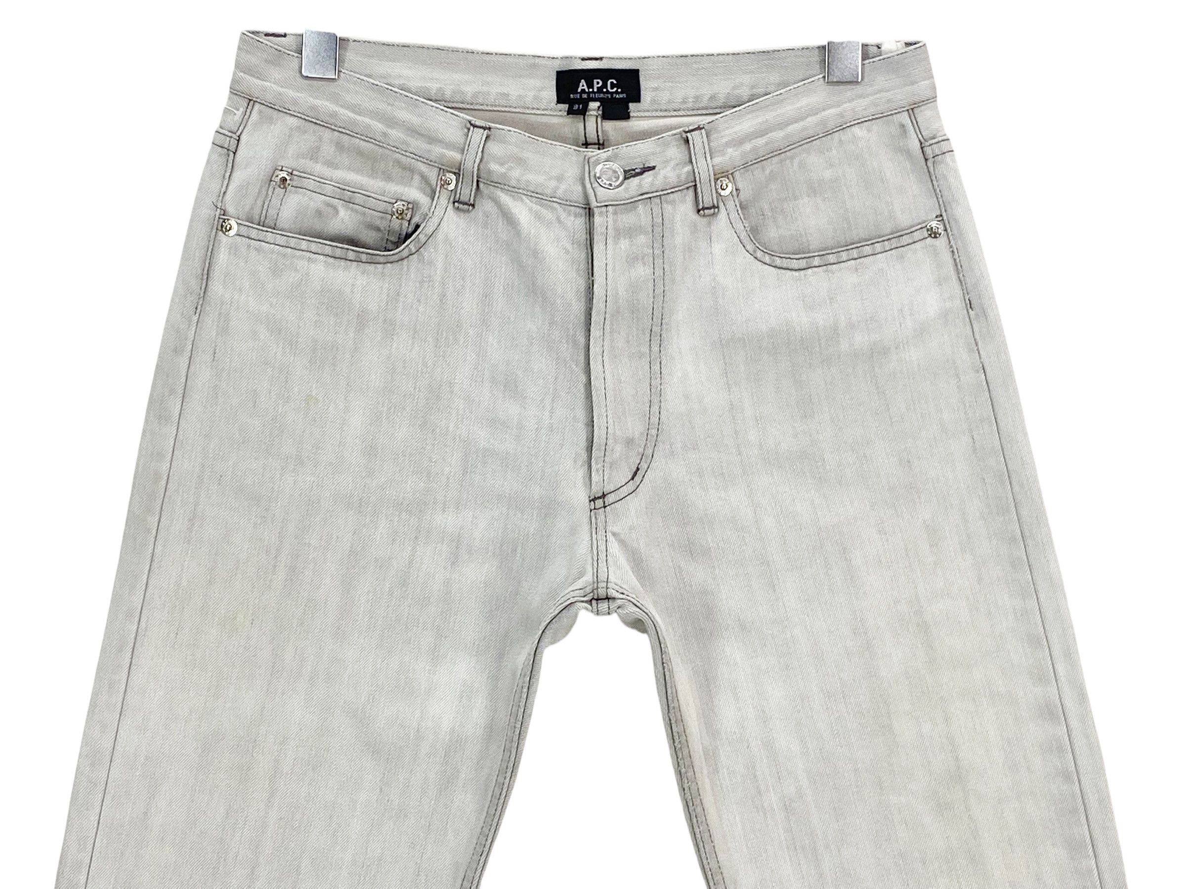 A.P.C. APC Light Wash Jeans Size US 31 - 3 Thumbnail